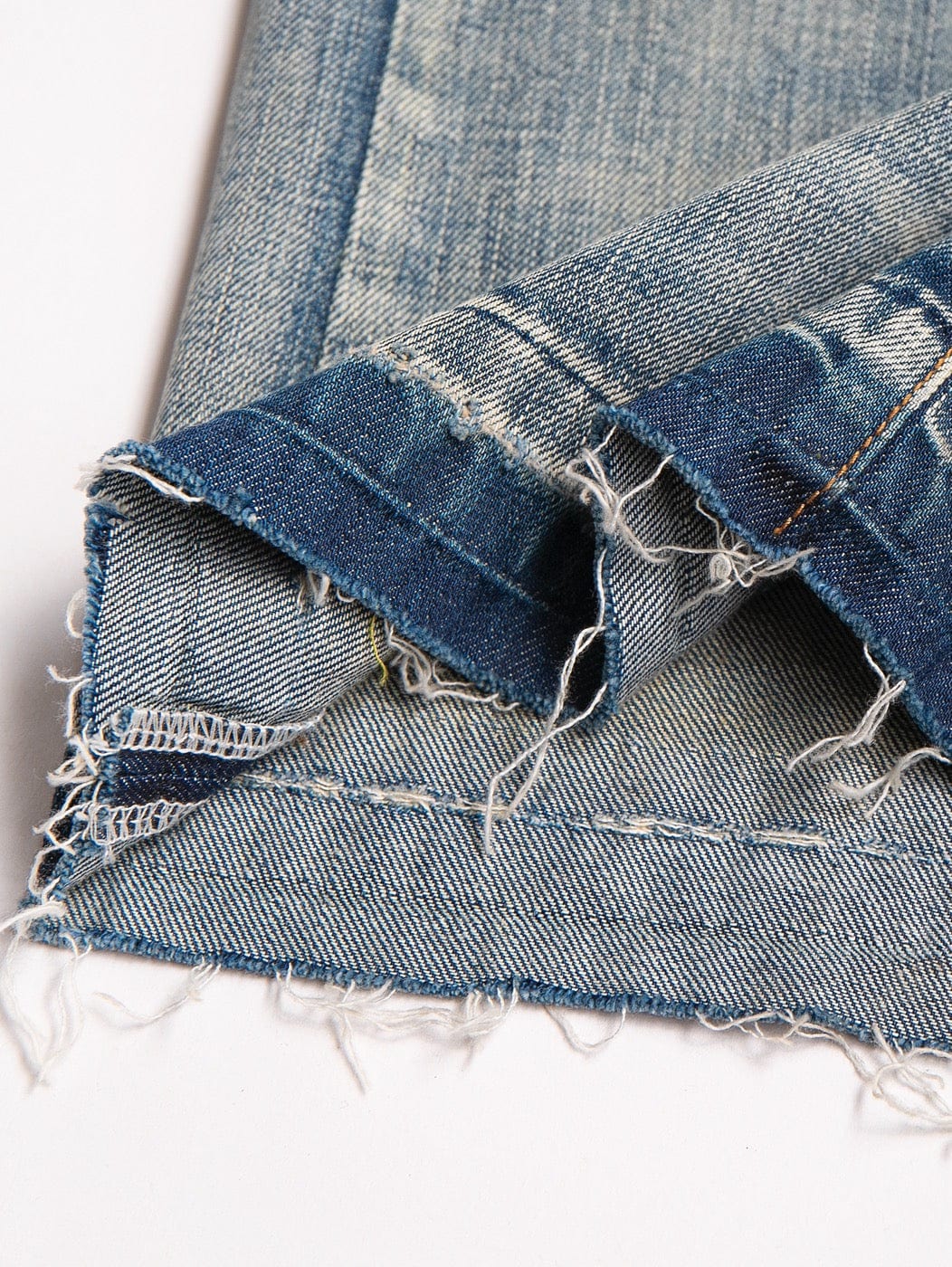 LEONSENSE Raw Edge Washed Flared Jeans-Jeans-S-Free Shipping Leatheretro
