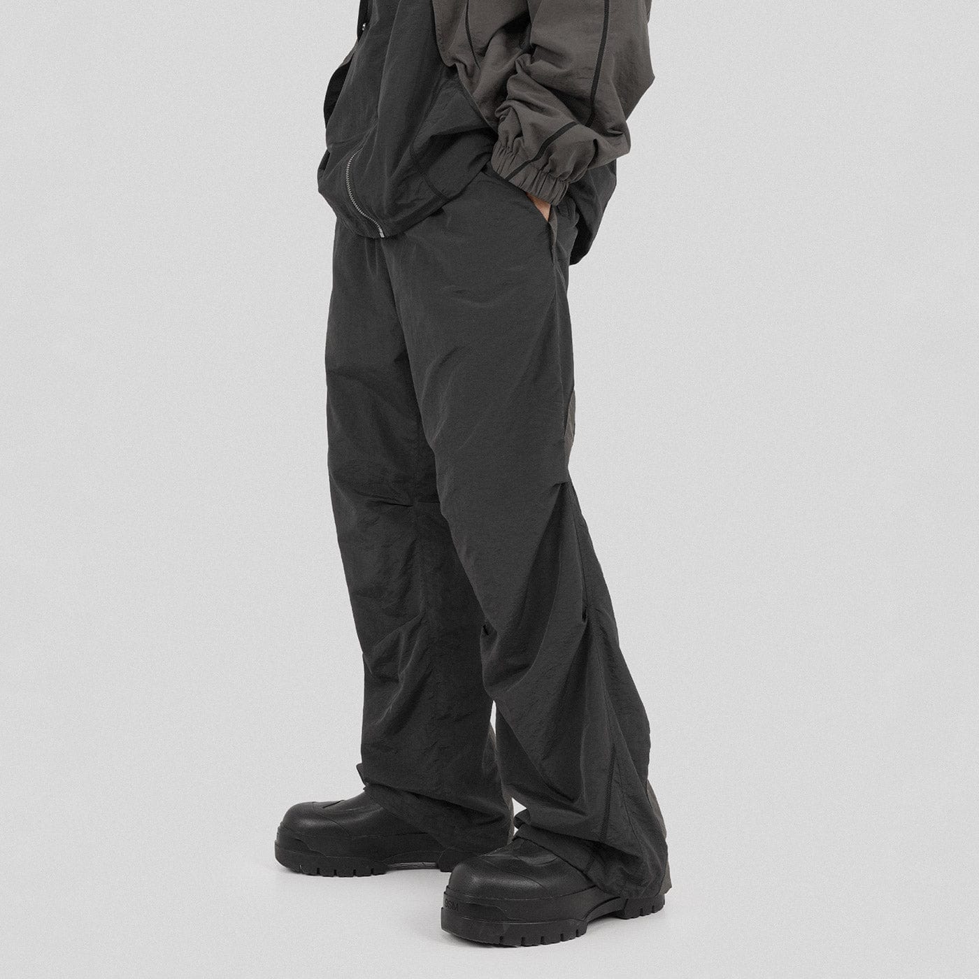 UNDERWATER Wasteland Spliced Pants-Pants-S-Free Shipping Leatheretro