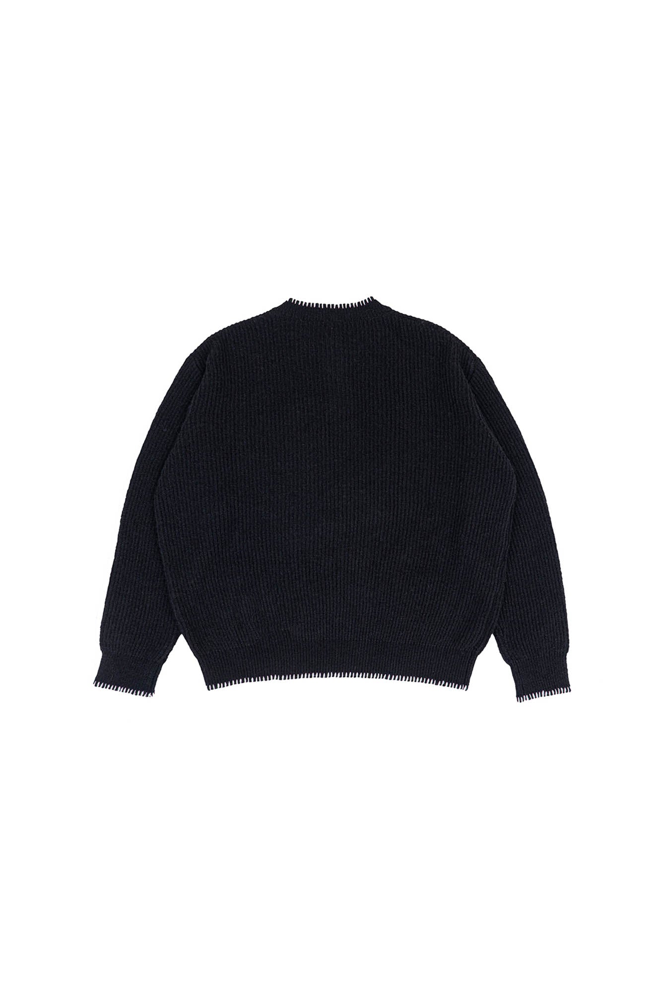 IN EXISTENCE Essential Ribbed Henley Sweater-Sweater-XS-Green-Free Shipping Leatheretro