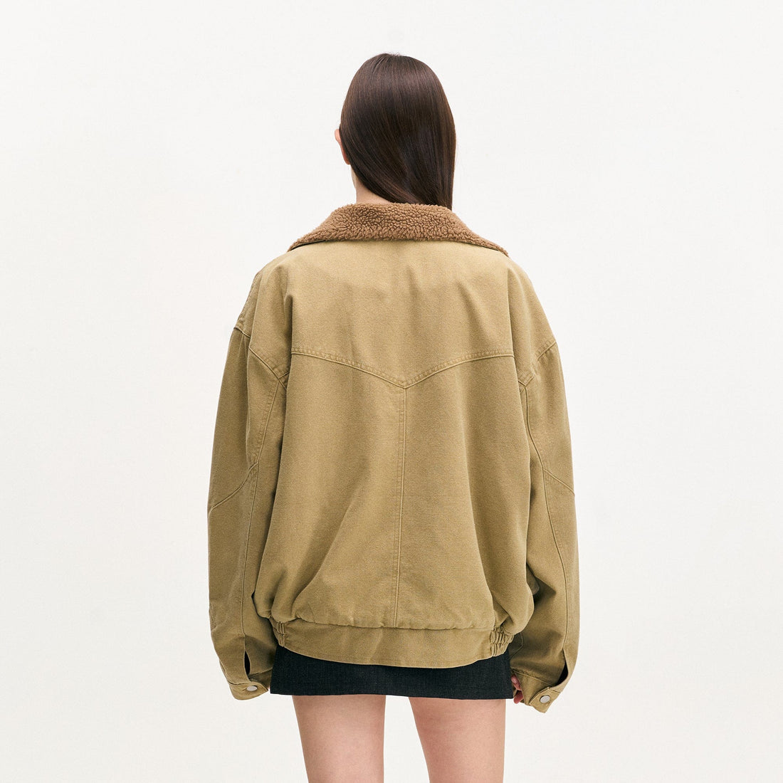 LEONSENSE Big Pocket Fleece-Lined Barn Jacket-Jacket-S-Free Shipping Leatheretro