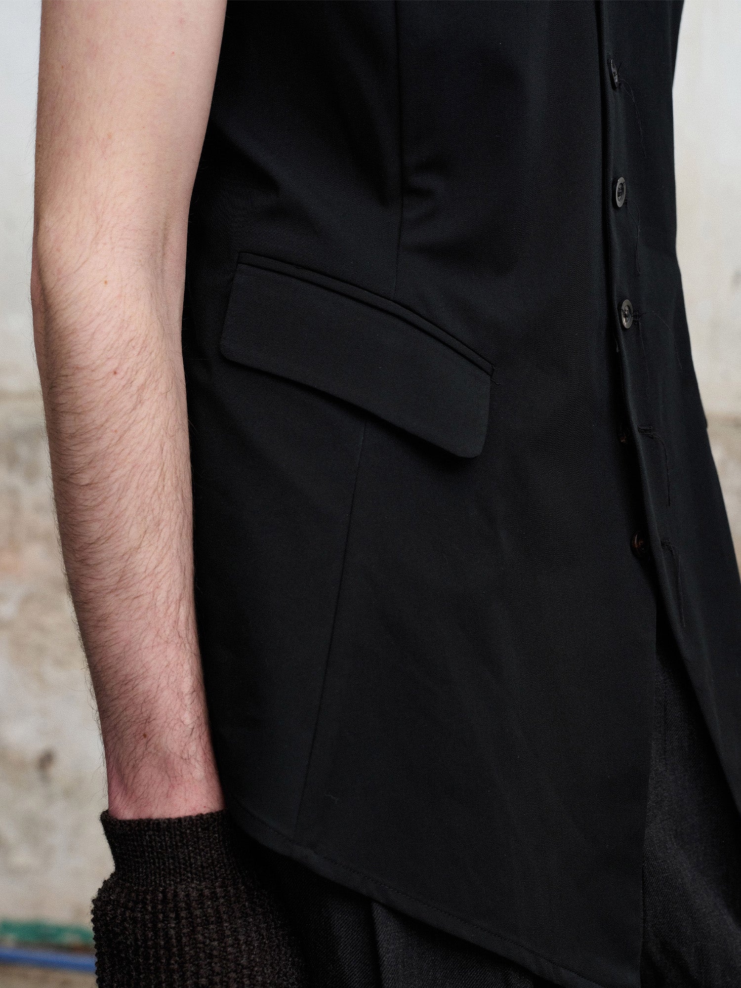 ILNya Nieternite Nifutur Hooded Waist-Cinched Vest-Vest-S (0)(Preorder)-Free Shipping Leatheretro