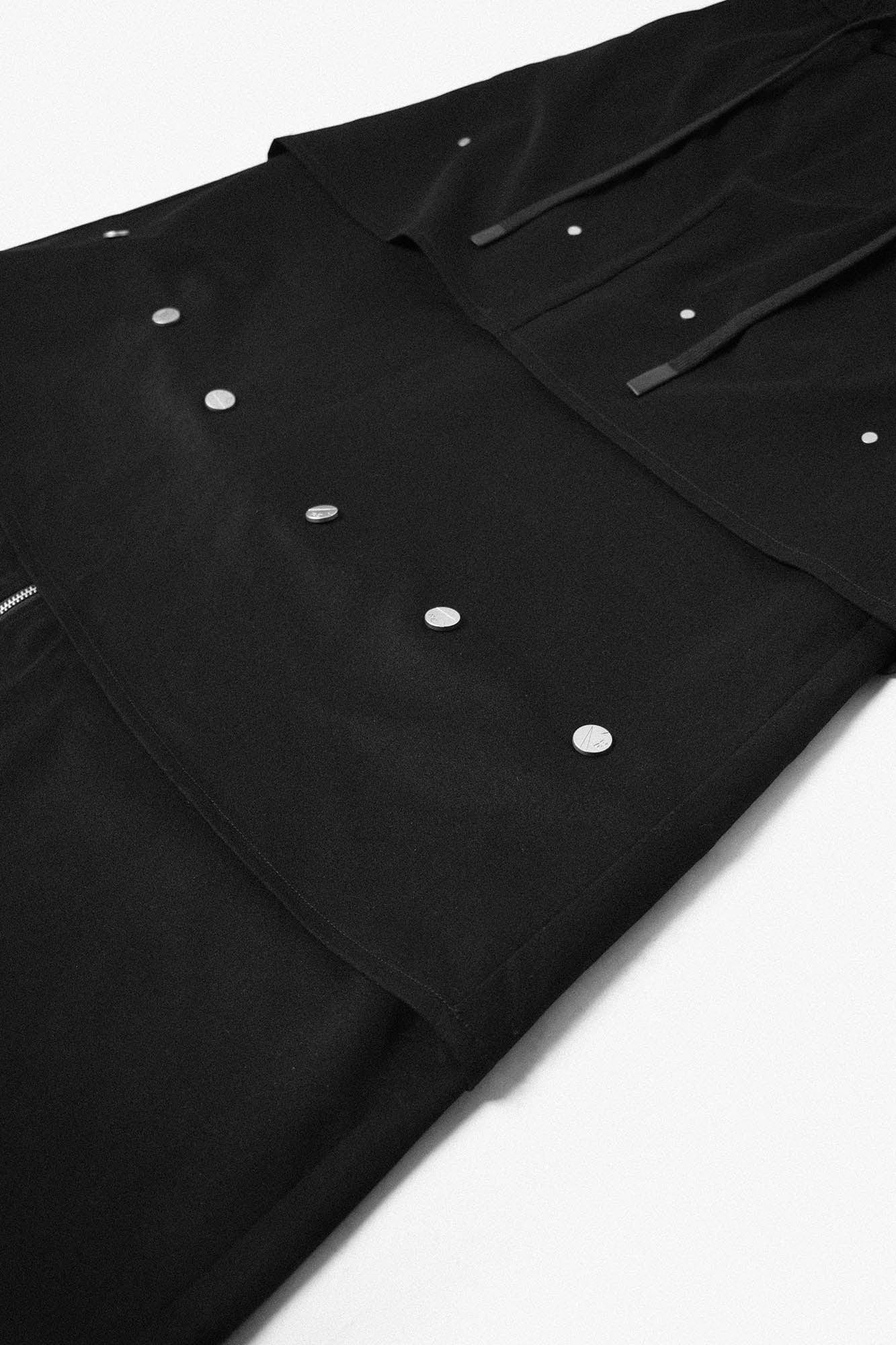 RELABEL Layered Detachable Snap-Fastener Long Skirt-Pants-XS-S-Free Shipping Leatheretro