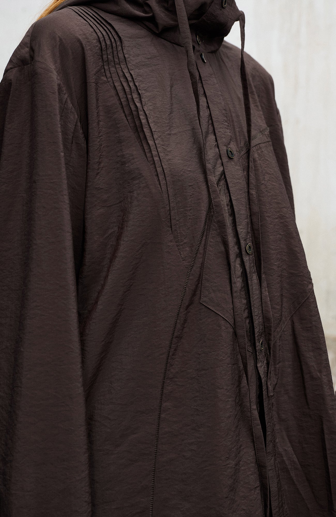 ILNya Nieternite Nifutur Mohair-Blend Hooded Longline Shirt-Shirt-S(0)-Free Shipping Leatheretro