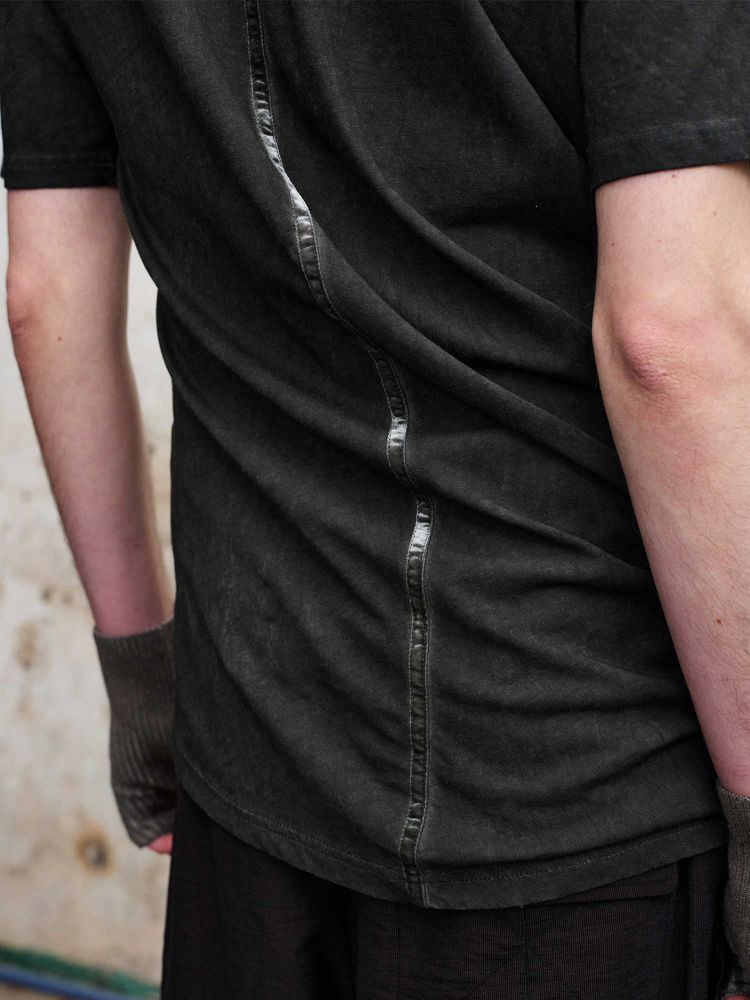 ILNya Nieternite Nifutur Washed Spliced T-Shirt-T Shirt-S (0)-Free Shipping Leatheretro