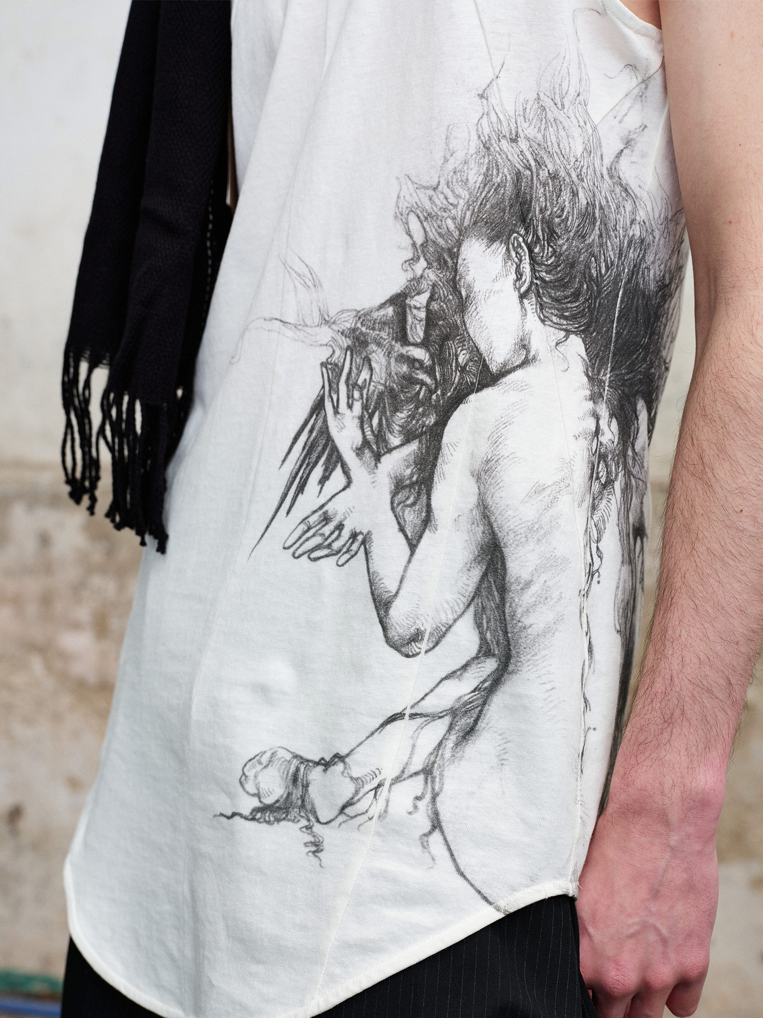 ILNya Nieternite Nifutur Spliced Graphic Tank Top-Tank Top-S (0)-Free Shipping Leatheretro