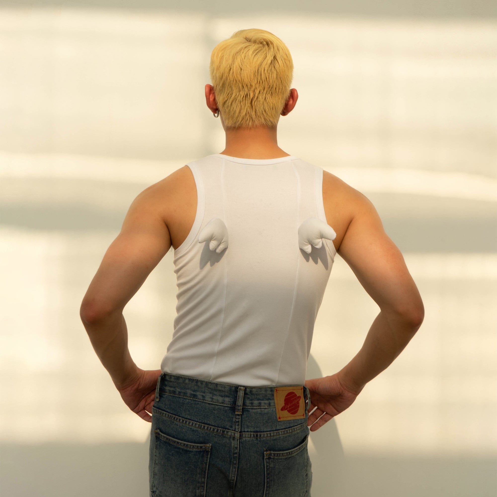 CLP The Angel Wings Tank Top-Tank Top-XS-Free Shipping Leatheretro