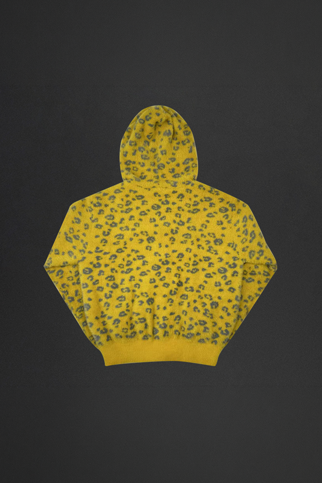 NIANJIUYIKOUER Fuzzy Leopard Jacquard Zip-Up Hooded Cardigan-Jacket-XS-Free Shipping Leatheretro
