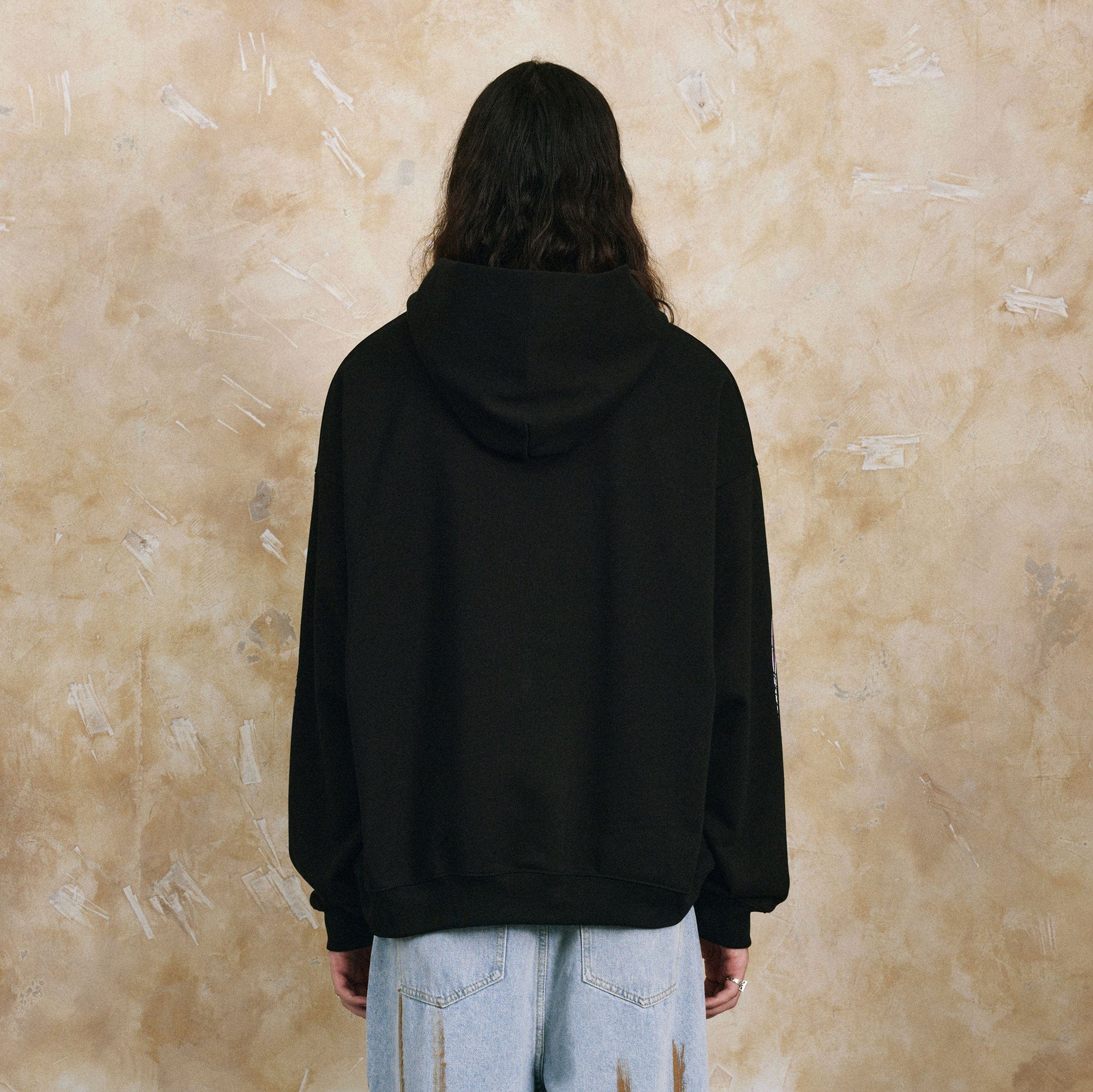 OVDY Unloose Graphics Hoodie-Hoodie-S-Black-Free Shipping Leatheretro