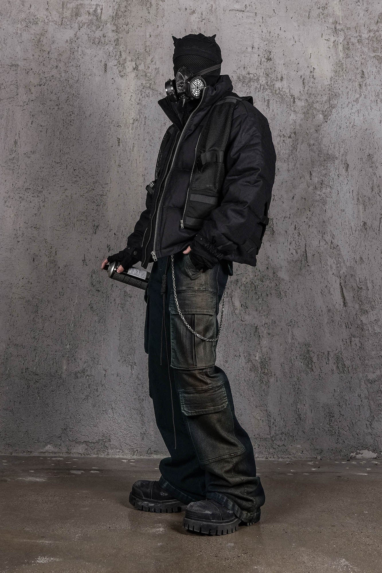 UNDERWATER Multi Pockets Gradient Jeans-Jeans-S-Free Shipping Leatheretro