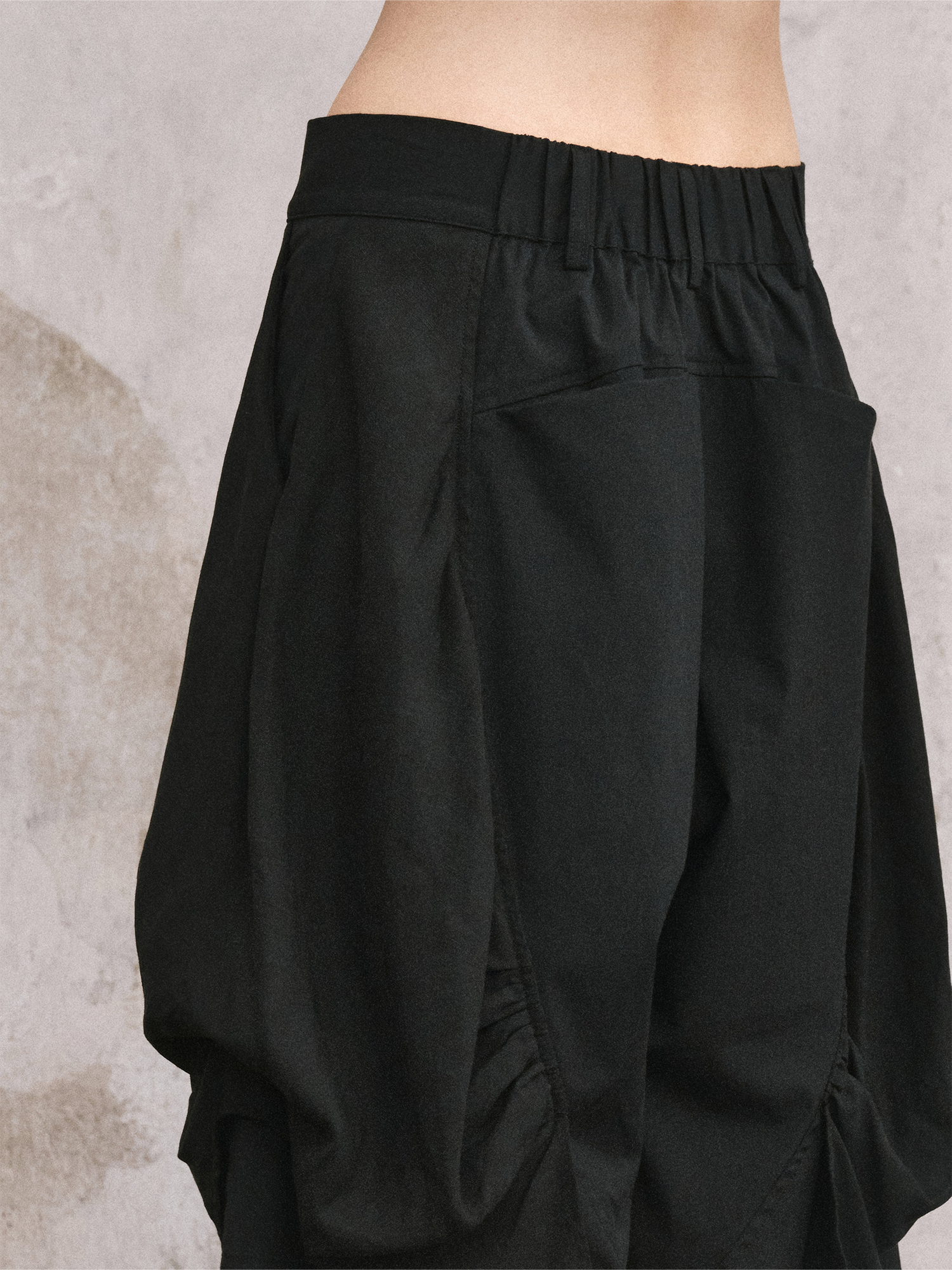 ILNya Nieternite Nifutur Paneled Pleated Drop-Crotch Shorts-Shorts-S (0) / 27-32"-Free Shipping Leatheretro