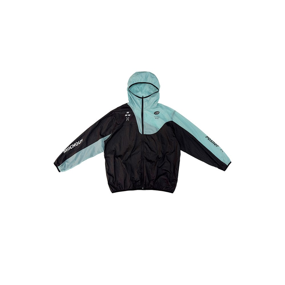 MIICHOUS Contrast Spliced UV Protection Hooded Jacket-Jacket-S-Blue-Free Shipping Leatheretro