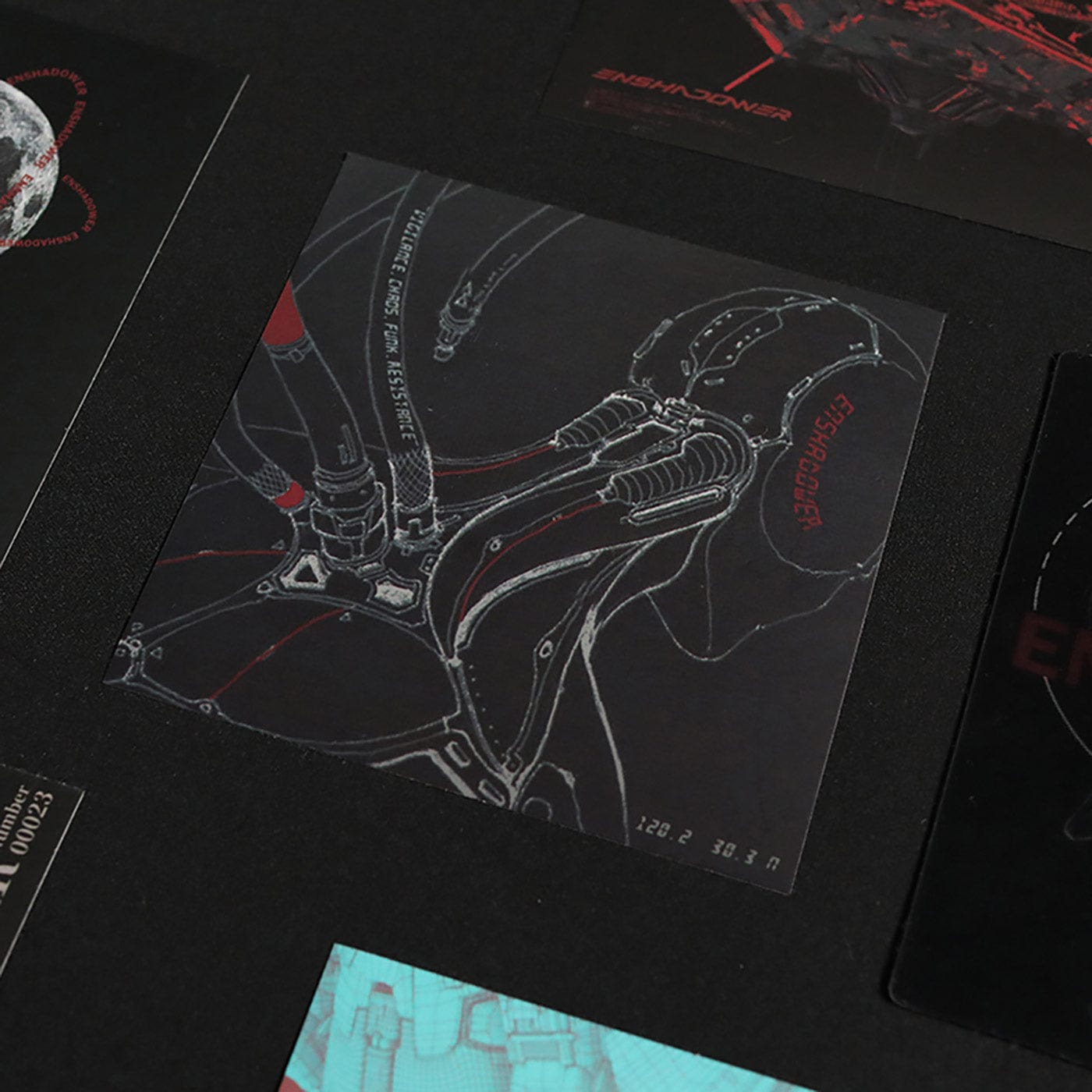 ENSHADOWER Classic Sticker Pack-Other Accessories-One Size-Free Shipping Leatheretro