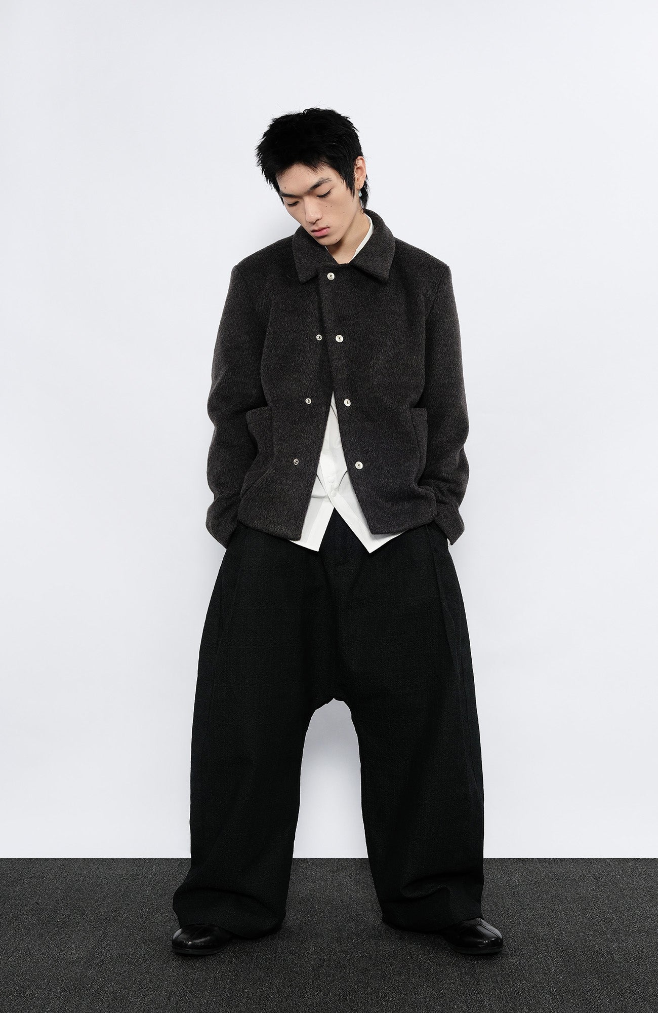 7440 37 1 Flap Pockets Wool-Blend Jacket-Jacket-S (Preorder)-Free Shipping Leatheretro