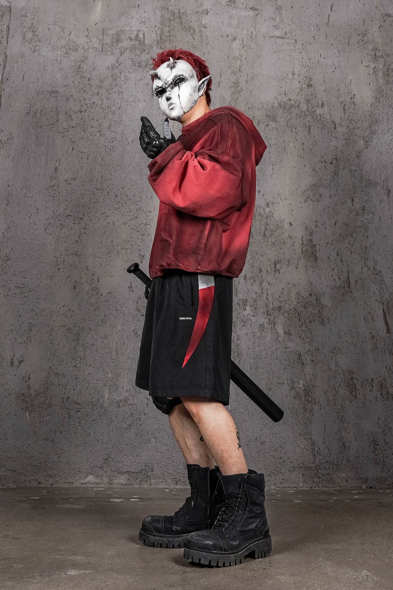 UNDERWATER The BloodFang Shorts-Shorts-S-Free Shipping Leatheretro