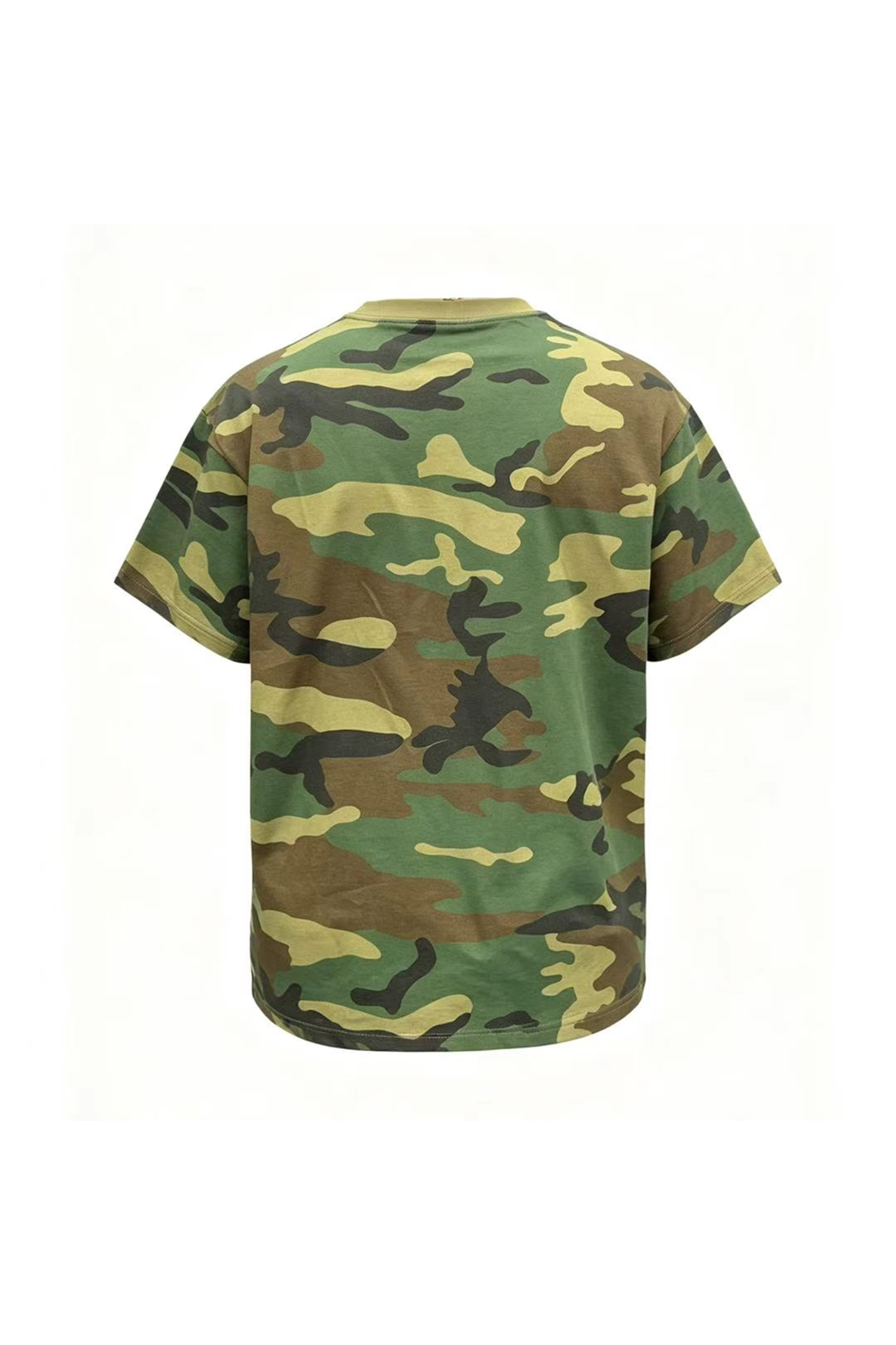 STEEPC Camo Slogan Graphic T-Shirt-T Shirt-S (1)-Free Shipping Leatheretro