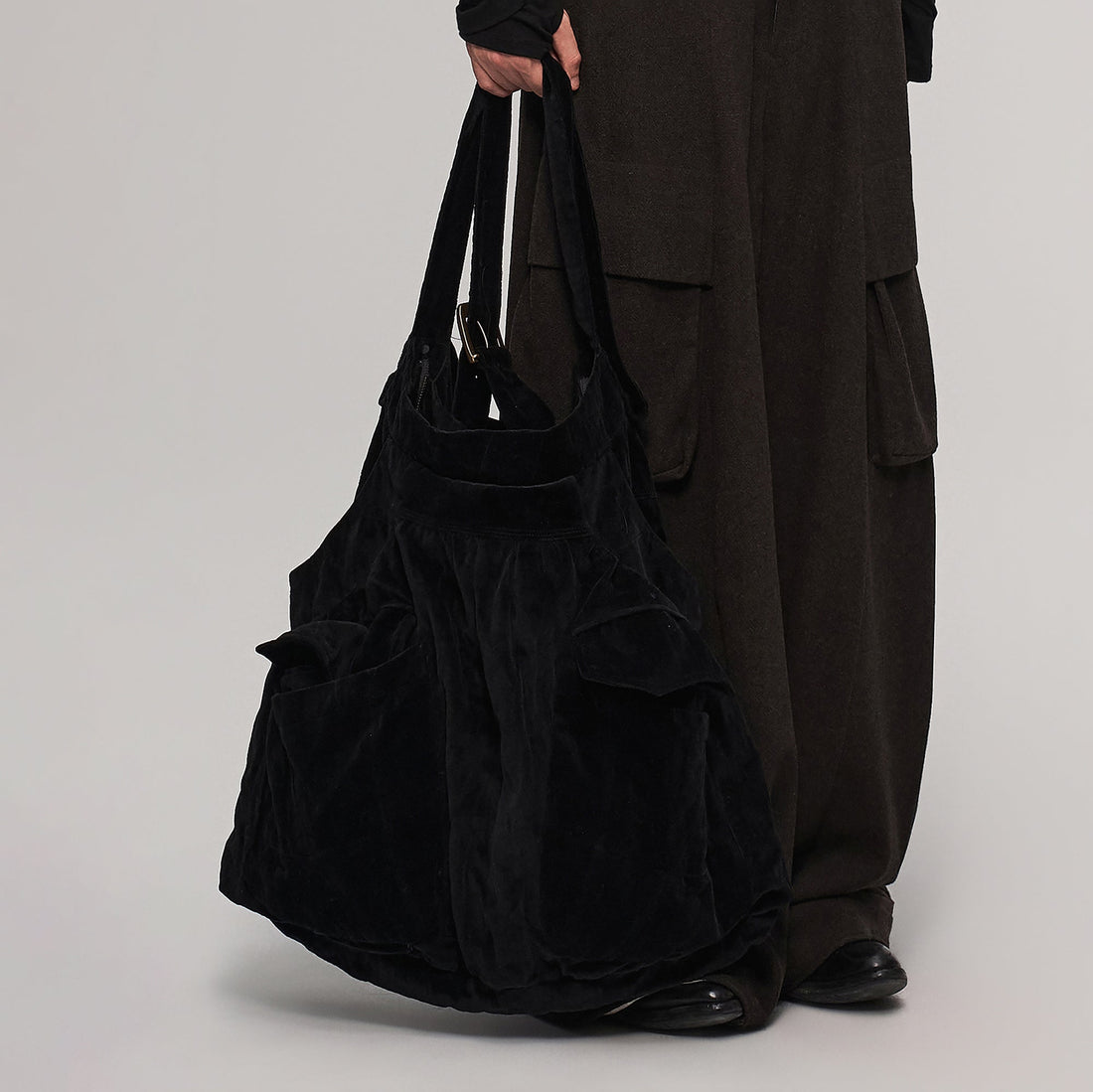 ILNya Nieternite Nifutur Velvet Oversized Crinkled Messenger Bag-Bag-Gold-Free Shipping Leatheretro