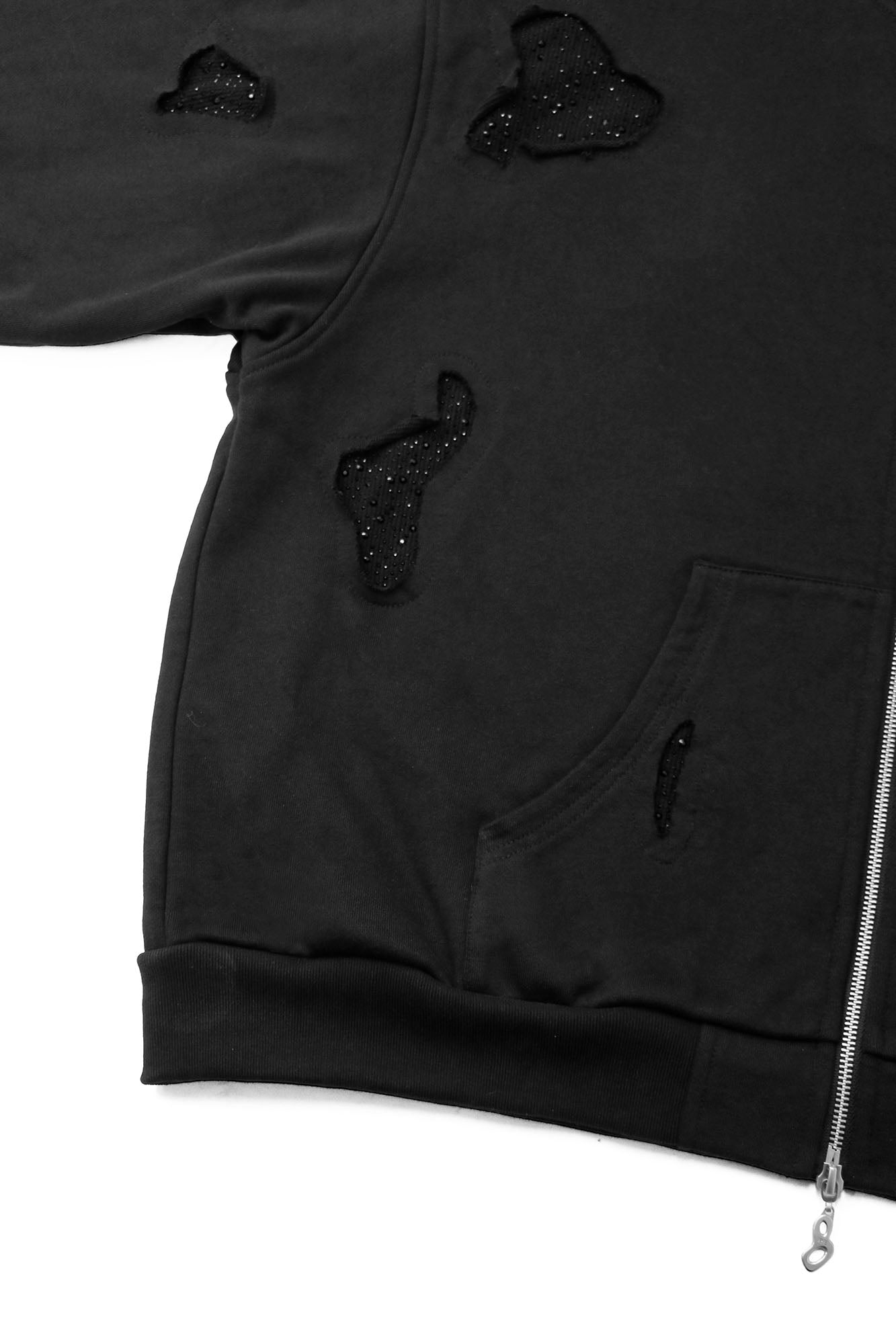 RELABEL Detachable Diamond Layered Hood Jacket-Jacket-XS (Preorder)-Free Shipping Leatheretro
