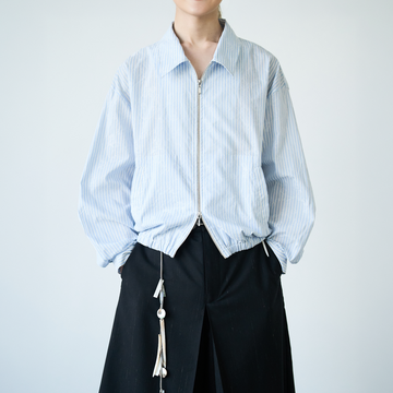 GRAINMUSTARD Striped Jacquard Shirt Jacket-Jacket-XS-Free Shipping Leatheretro