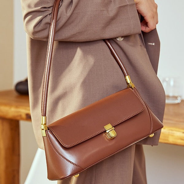 Women Summer French Shoulder Bag - Retro Style Luxury Piece-Shoulder Bag-Black-Free Shipping Leatheretro
