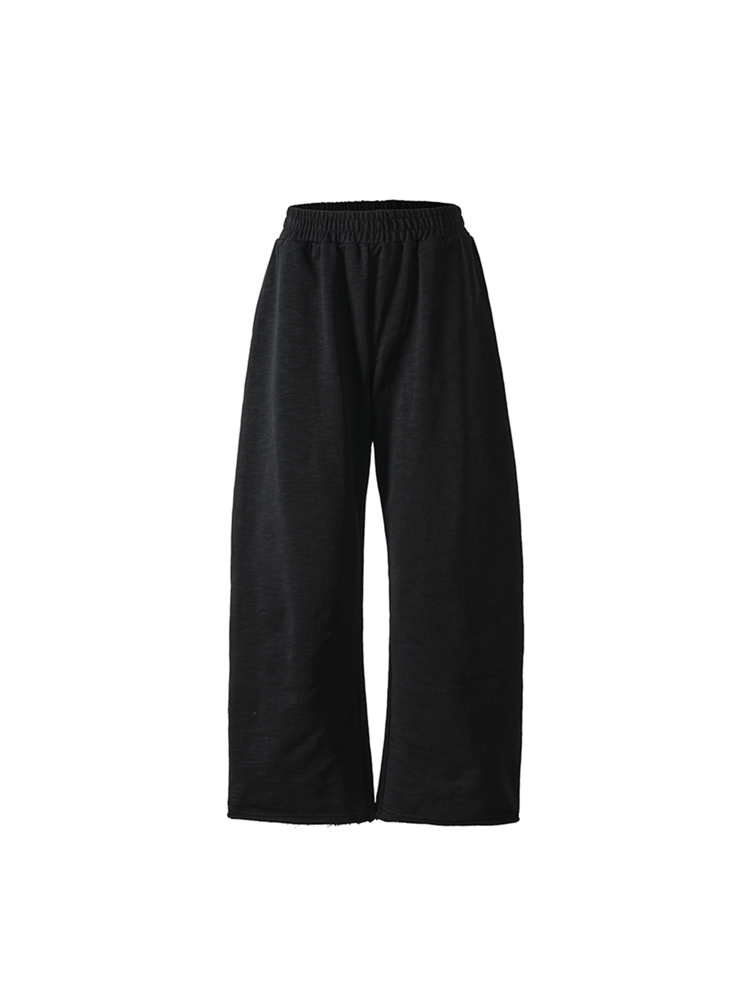 PMW Terry Wide-Leg Straight Sweatpants-Pants-S-White-Free Shipping Leatheretro