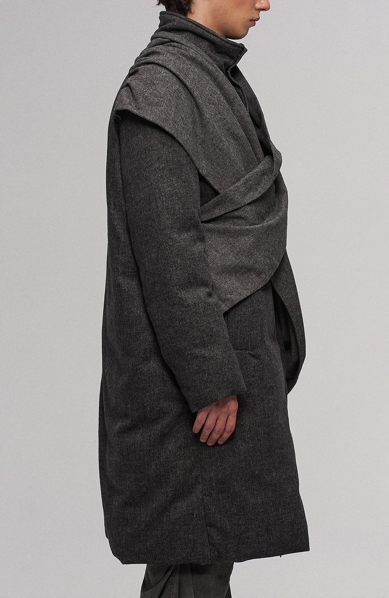 ILNya Nieternite Nifutur Wrapped Scarf 3M Overcoat-Jacket-S(0) (Preorder)-Free Shipping Leatheretro