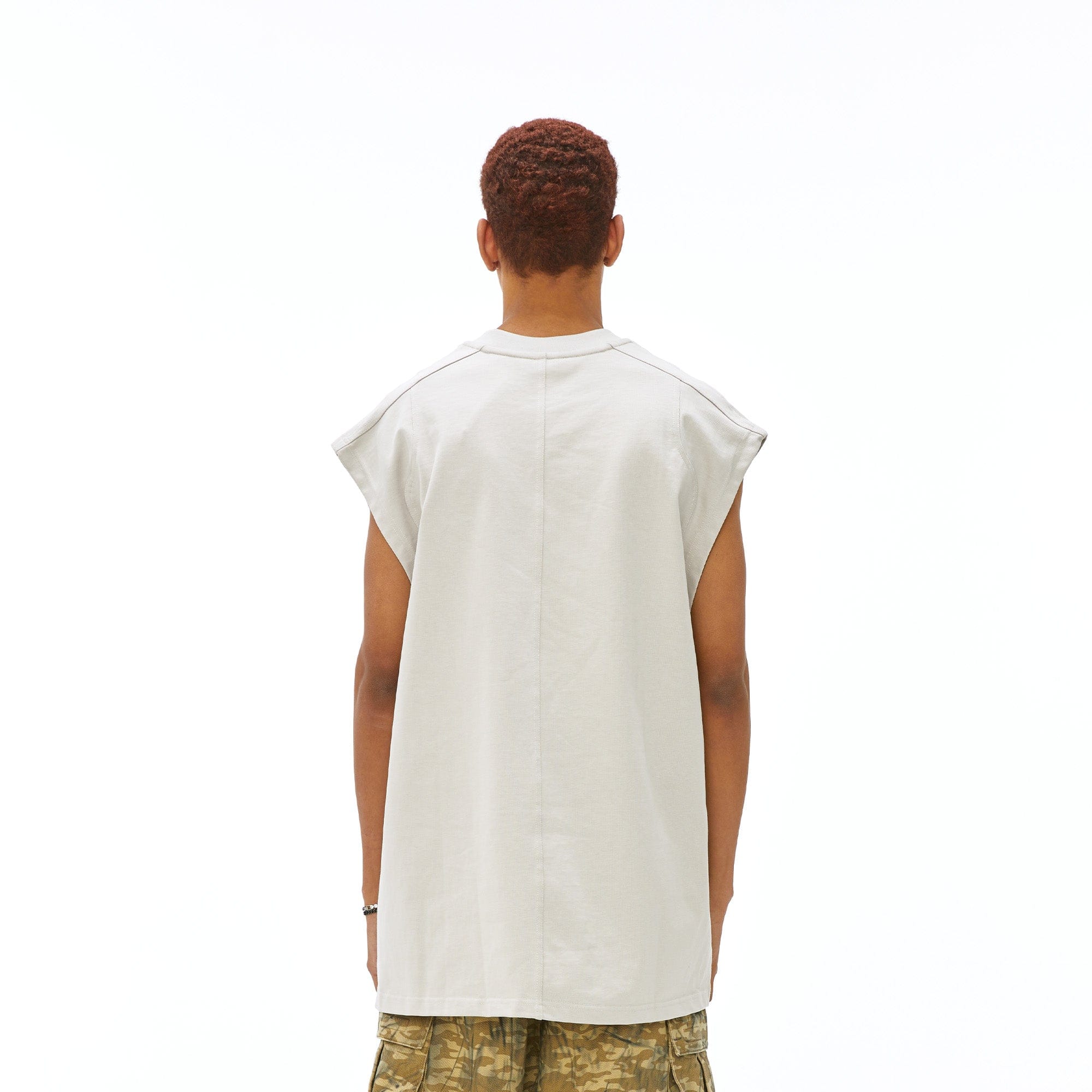 VANN VALRENCE Slogan Graphic Oversized Sleeveless Tee-T Shirt-XS-Free Shipping Leatheretro