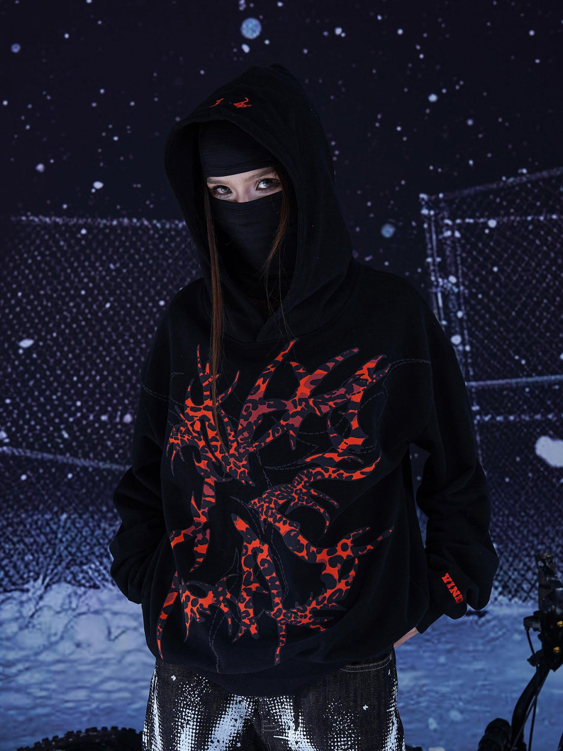 VINKID Leopard Thorn Patch Hoodie-Hoodie-S (Preorder)-Free Shipping Leatheretro