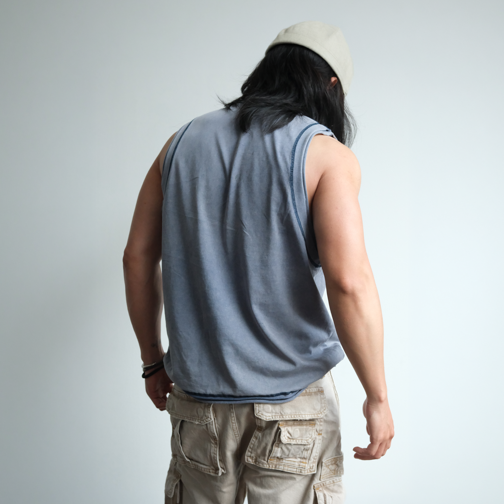 NEIGBORL Distressed Washed Graphic Tank Top-Tank Top-M (Preorder)-Coffee-Free Shipping Leatheretro