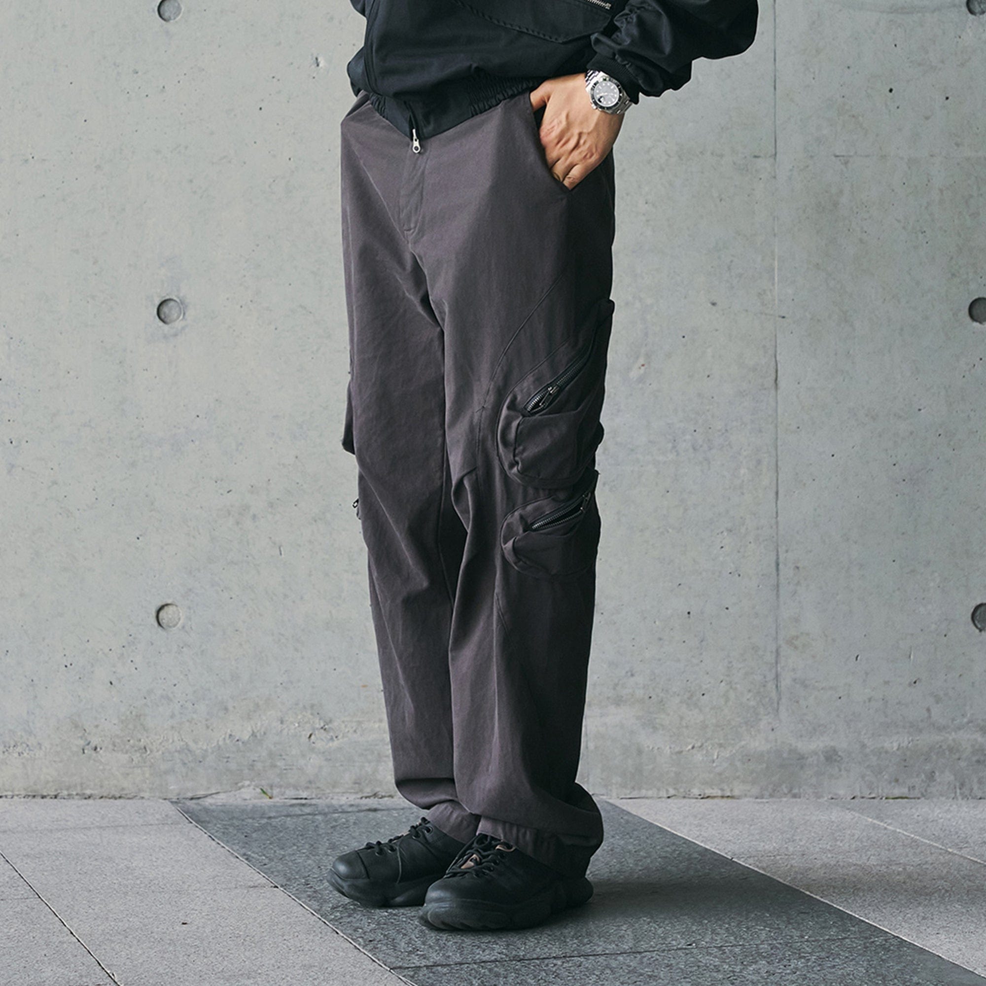 ENSHADOWER Modern Pleated Zipper Tactical Cargo-Pants-S-Free Shipping Leatheretro