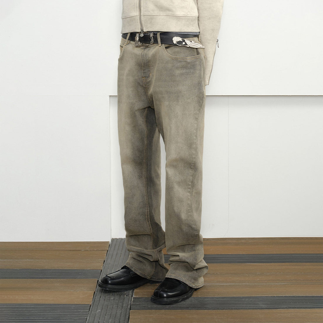 KREATE Volcanic Mud Washed Jeans-Jeans-S-Free Shipping Leatheretro