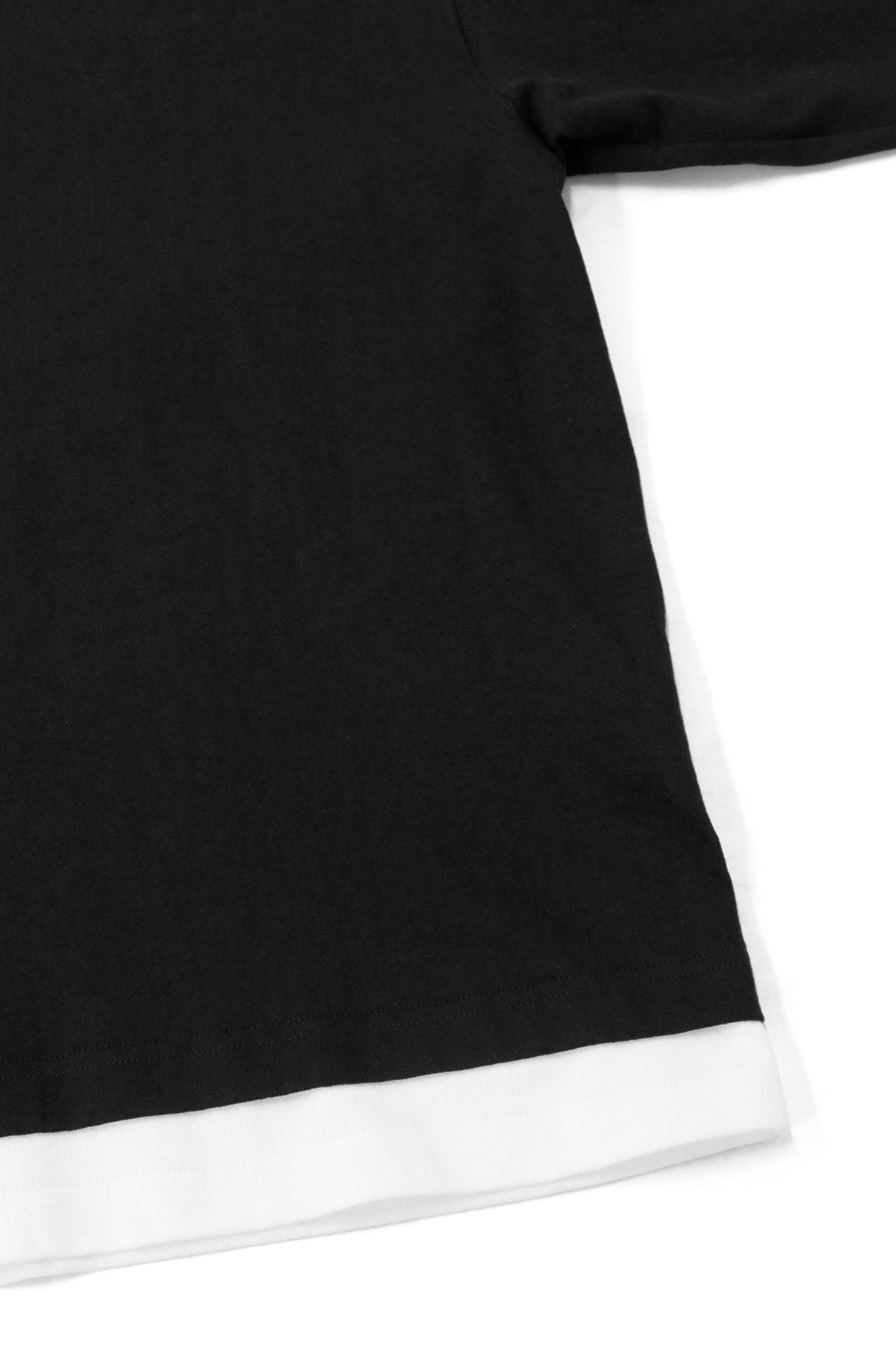 RELABEL Contrast Layered Henley Long-Sleeve Tee-L/S Tee-XS-Purple-Free Shipping Leatheretro