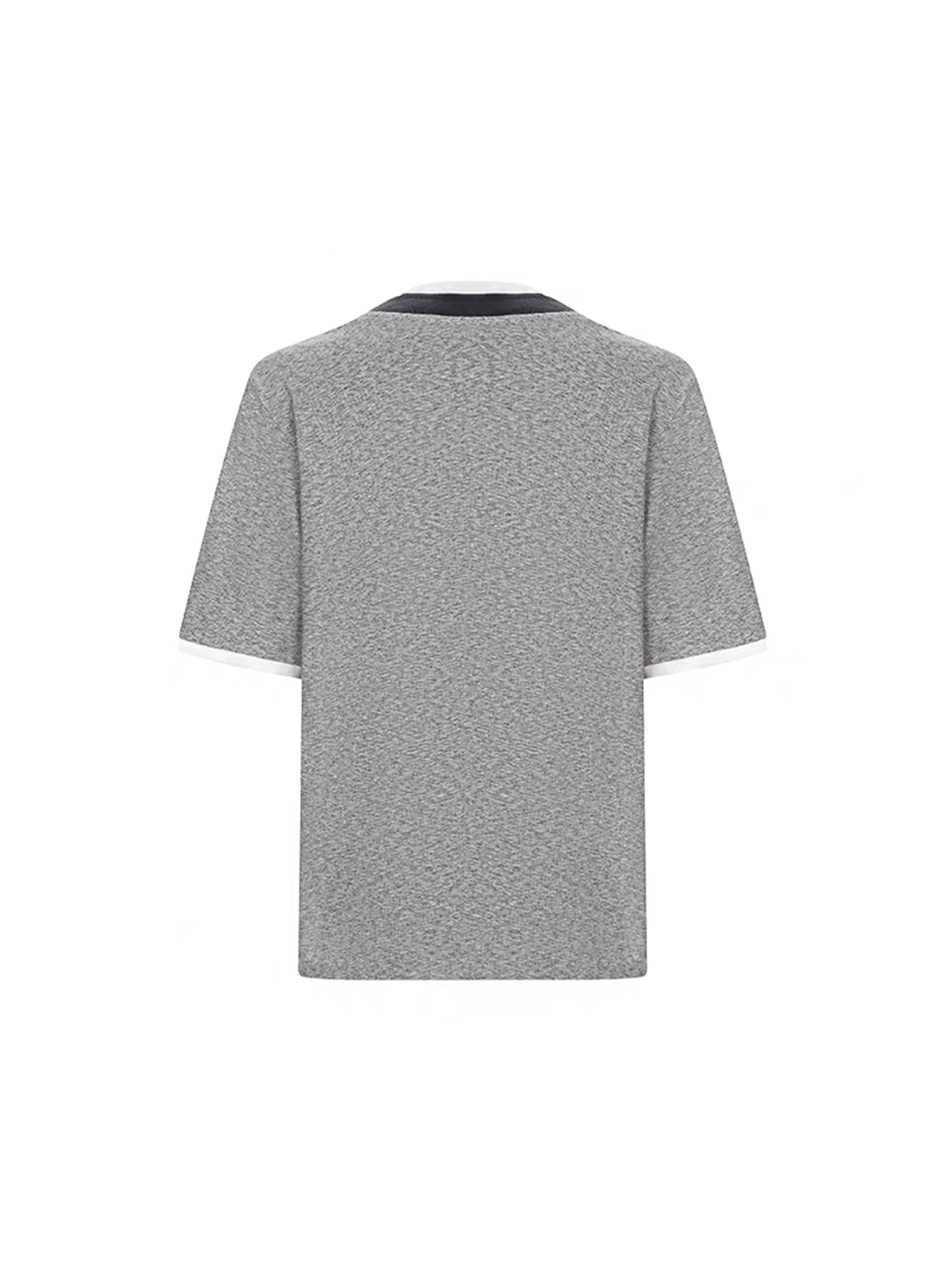 TIWILLTANG Metal Buckle Contrast Trim T-Shirt-T Shirt-S-Free Shipping Leatheretro