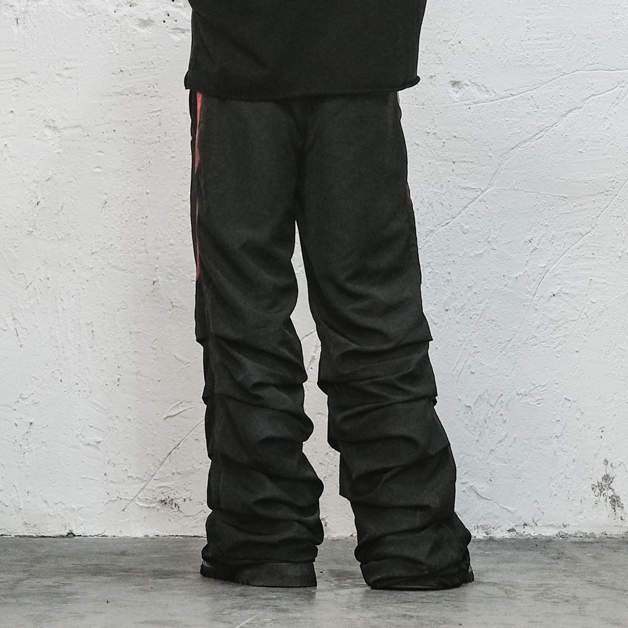 UNDERWATER Bloodfang Ruched Oversized Sweatpants-Pants-S-Free Shipping Leatheretro