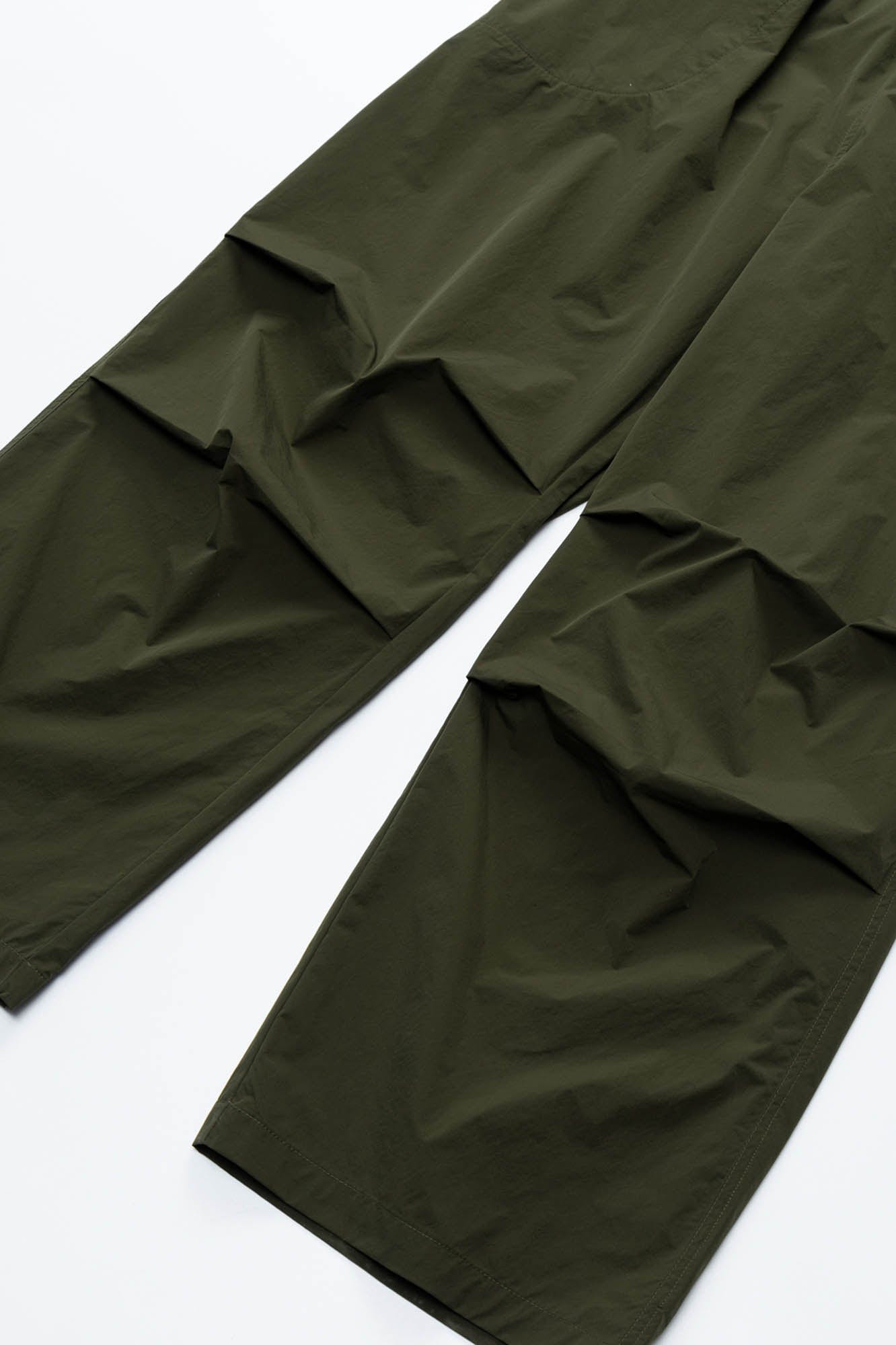 BANANA CLUB Quick-Dry Drawstring Crinkled Parachute Pants-Pants-S-White-Free Shipping Leatheretro