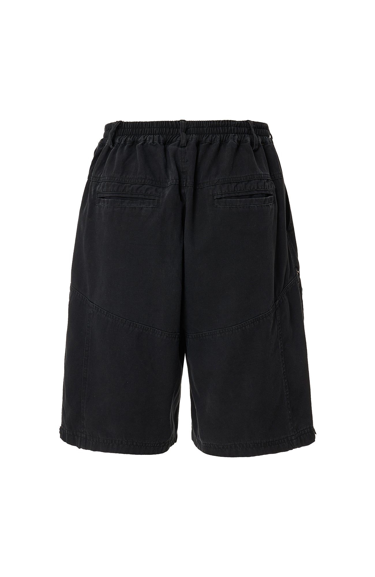 F2CE Raw-Edge Straight-Leg Shorts-Shorts-S-Free Shipping Leatheretro