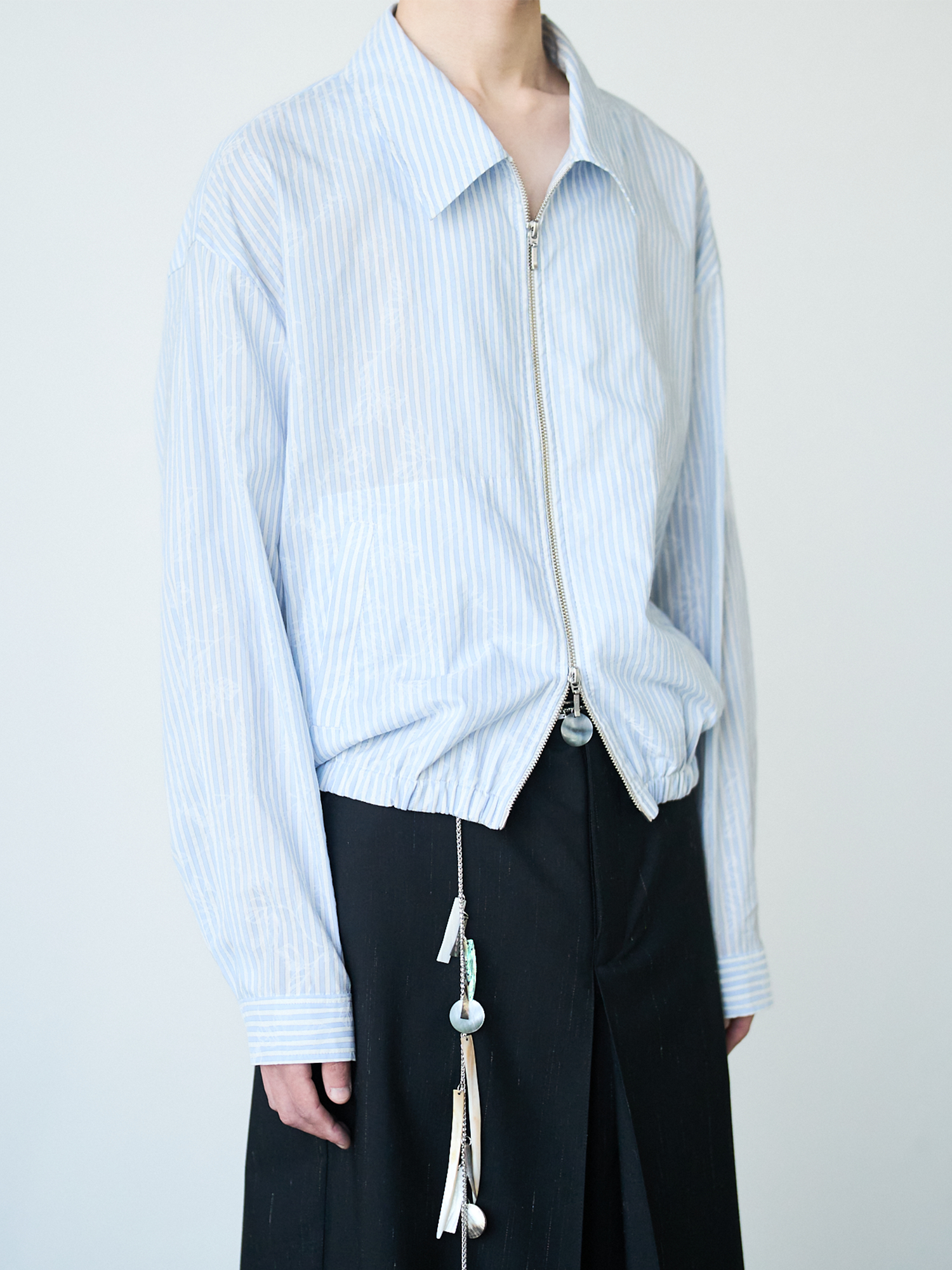 GRAINMUSTARD Striped Jacquard Shirt Jacket-Jacket-XS-Free Shipping Leatheretro