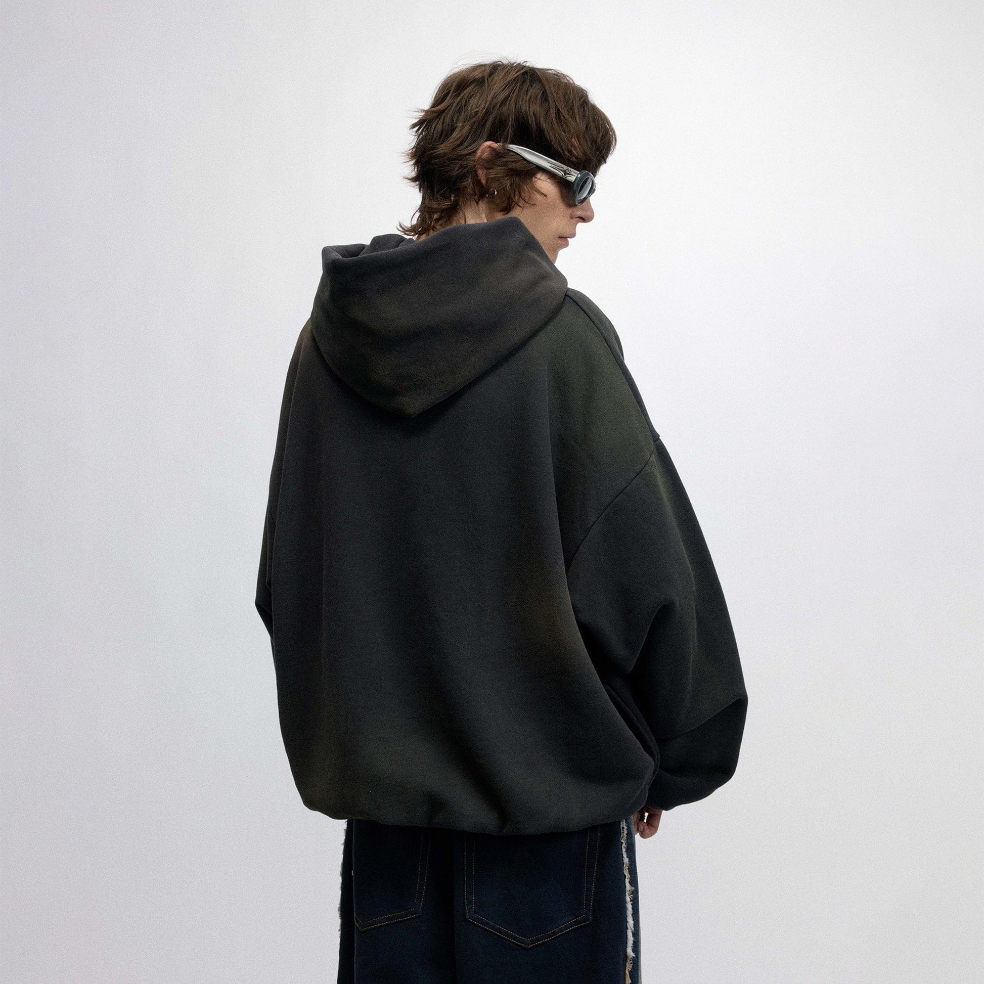 OVDY The Game Distressed Hoodie-Hoodie-S-Grey-Free Shipping Leatheretro