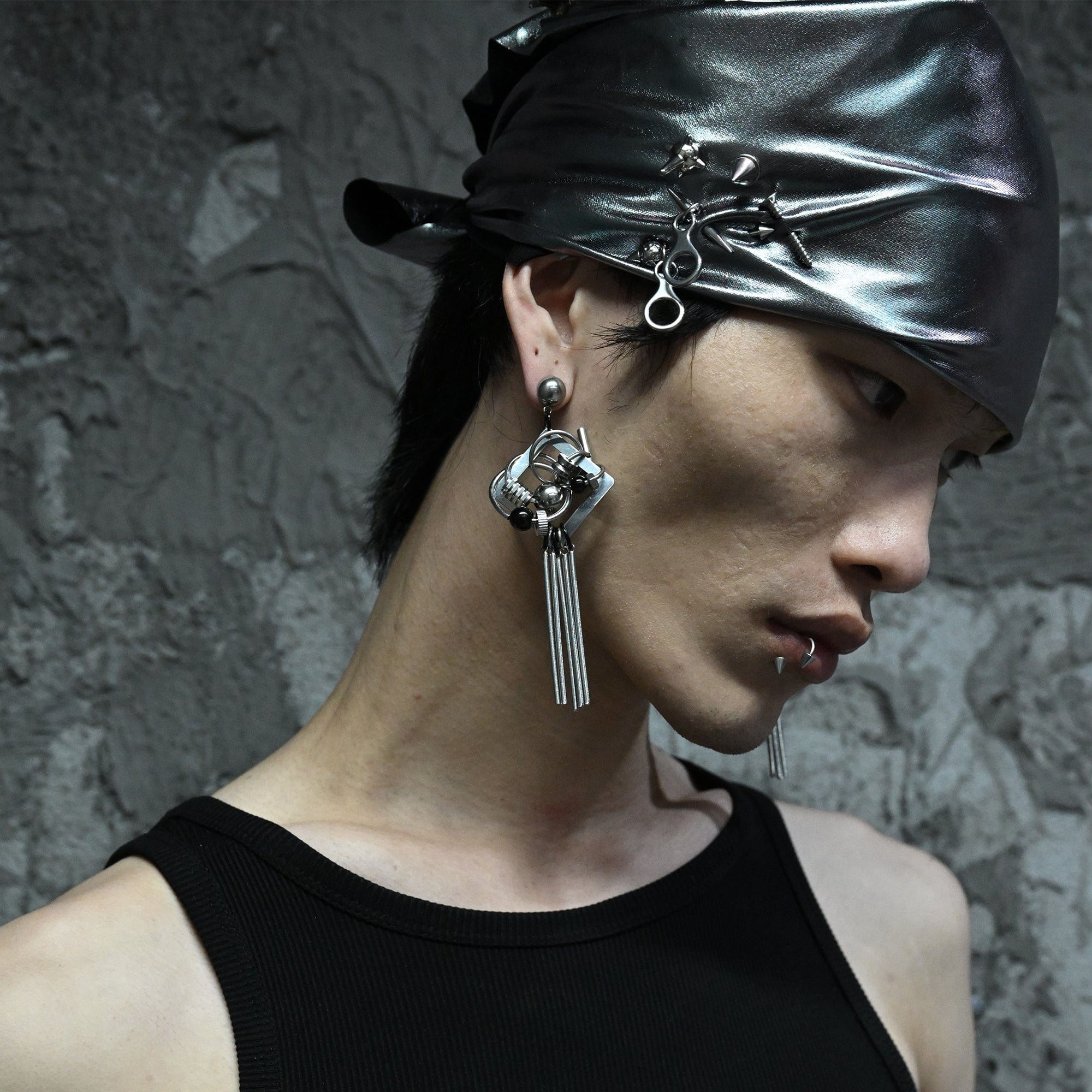 ILLUSORY Ex Machina Tassels Earring / Ear Clip-Earring-Earring(A Pair)-Free Shipping Leatheretro