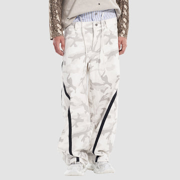 VANN VALRENCE Camo Double-Waist Wide-Leg Pants-Pants-S-Free Shipping Leatheretro