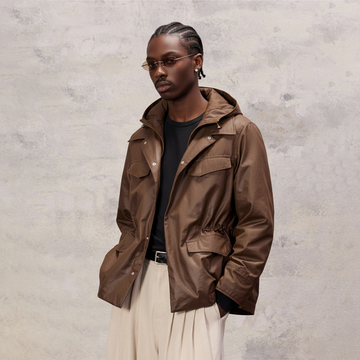 ALVNG AR ANTS Faux Layered Waist-Cinched Jacket-Jacket-S (Preorder)-Free Shipping Leatheretro