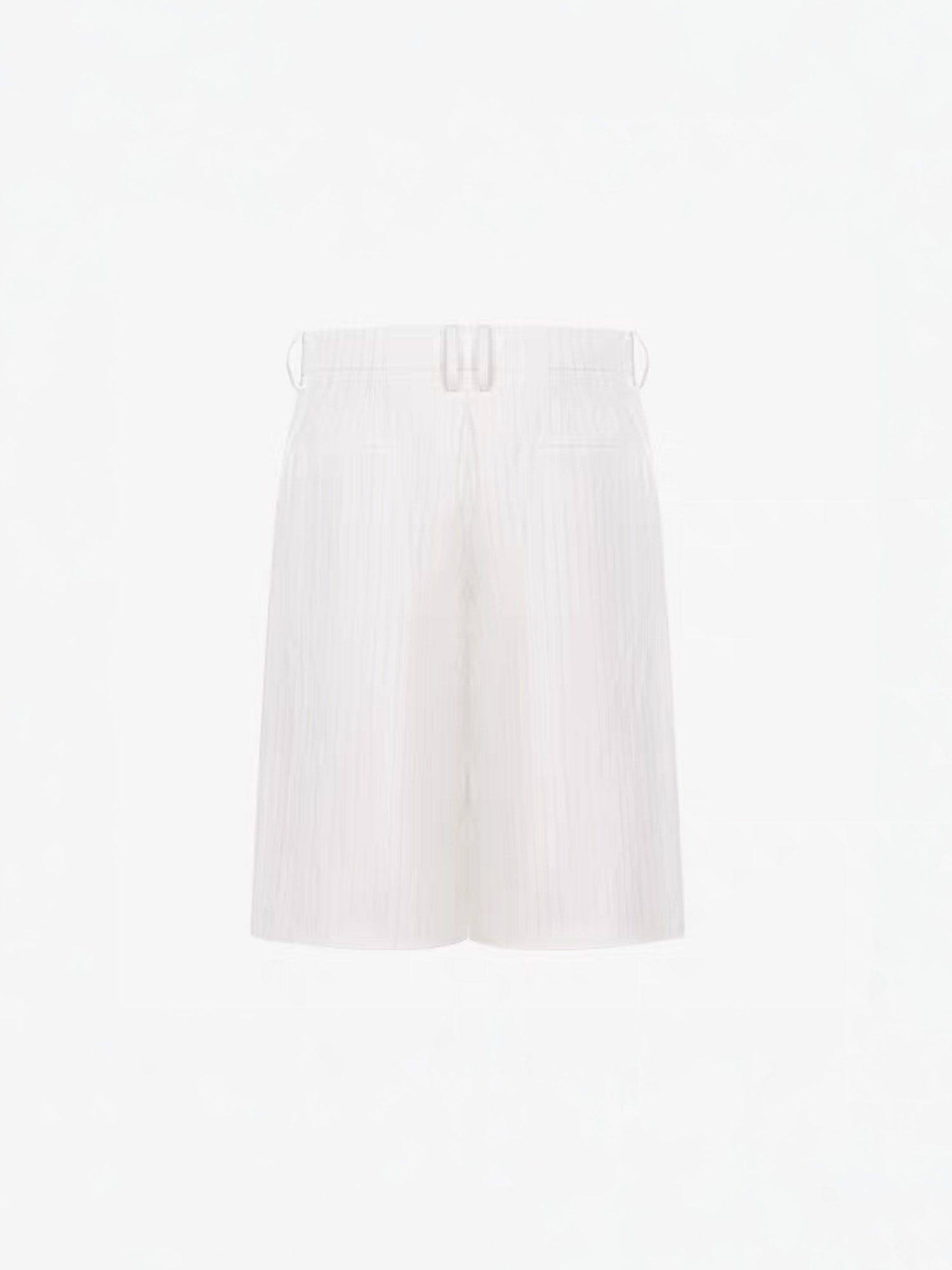 TIWILLTANG Straight-Leg Pinstripe Knee-Length Shorts White/Pink-Shorts-S-Pink-Free Shipping Leatheretro