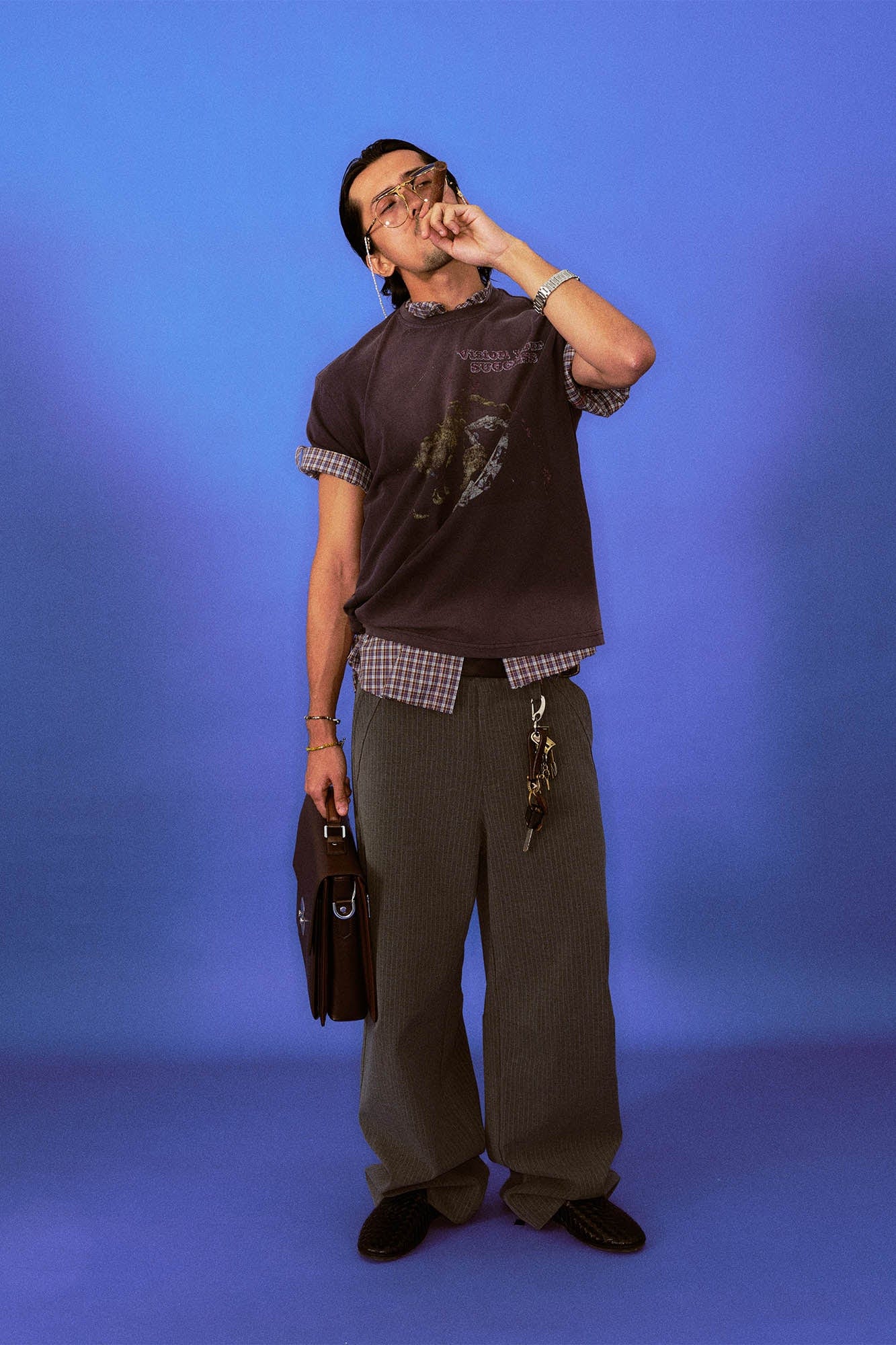 TRECLUB Vision Your Success Washed Graphic T-Shirt-T Shirt-S-Free Shipping Leatheretro