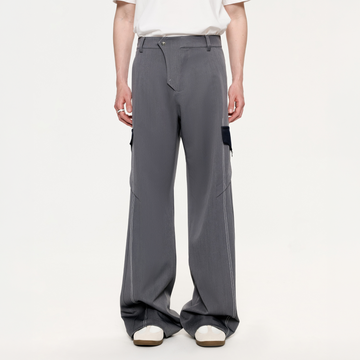 TIWILLTANG Draped Wide-Leg Trousers-Pants-S / 28-31”-Free Shipping Leatheretro