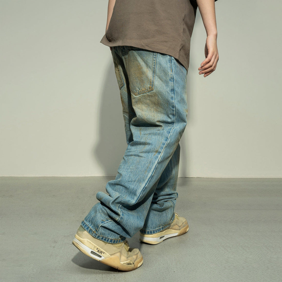MAKEMORE Modern Vintage Washed Jeans-Jeans-S-Free Shipping Leatheretro