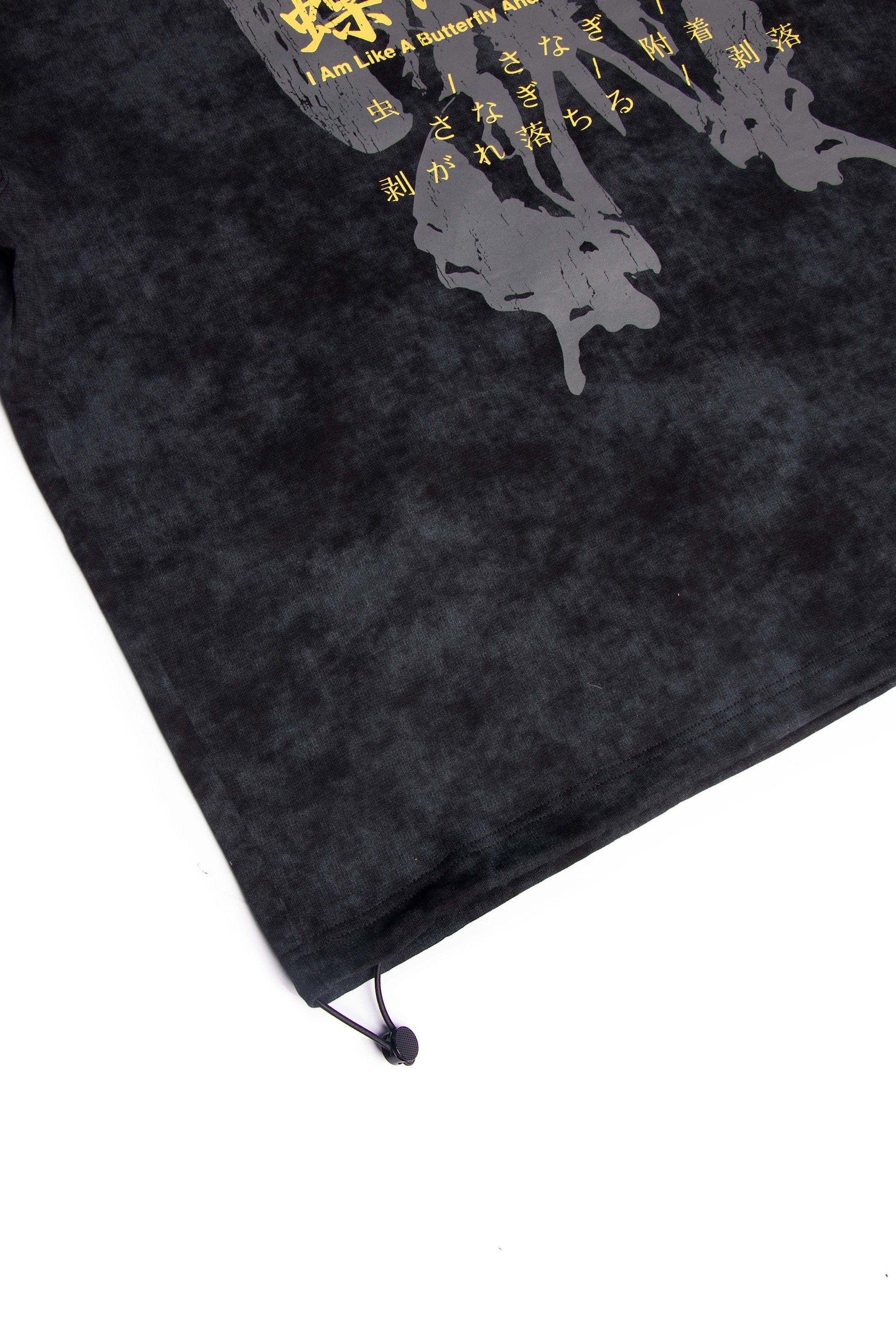 RELABEL Butterfly Buttoned Faded Hoodie-Hoodie-S-Dark Grey-Free Shipping Leatheretro