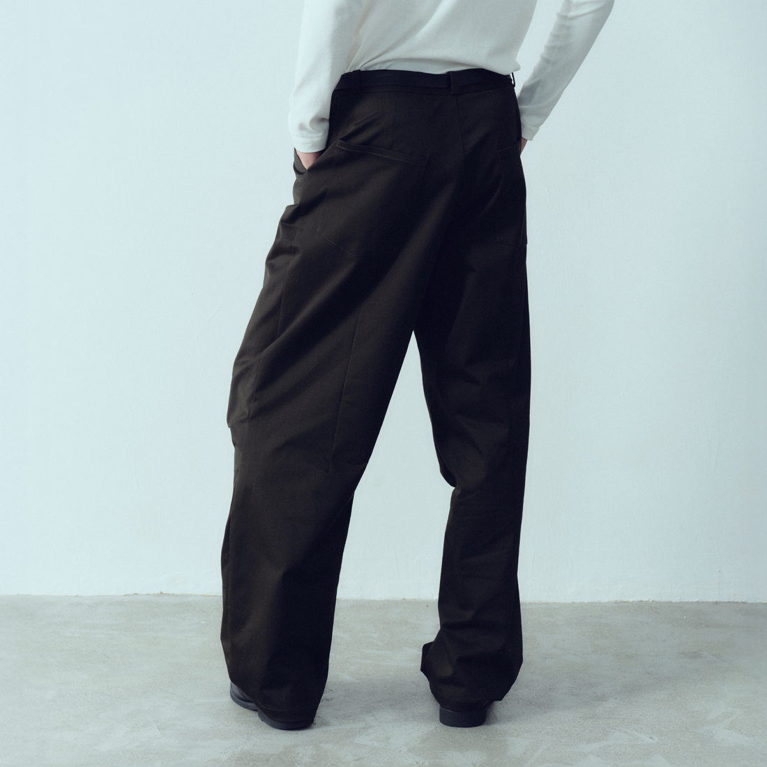 KADAKADA Deconstructed Apron-Wrap Trousers-Pants-M-Free Shipping Leatheretro