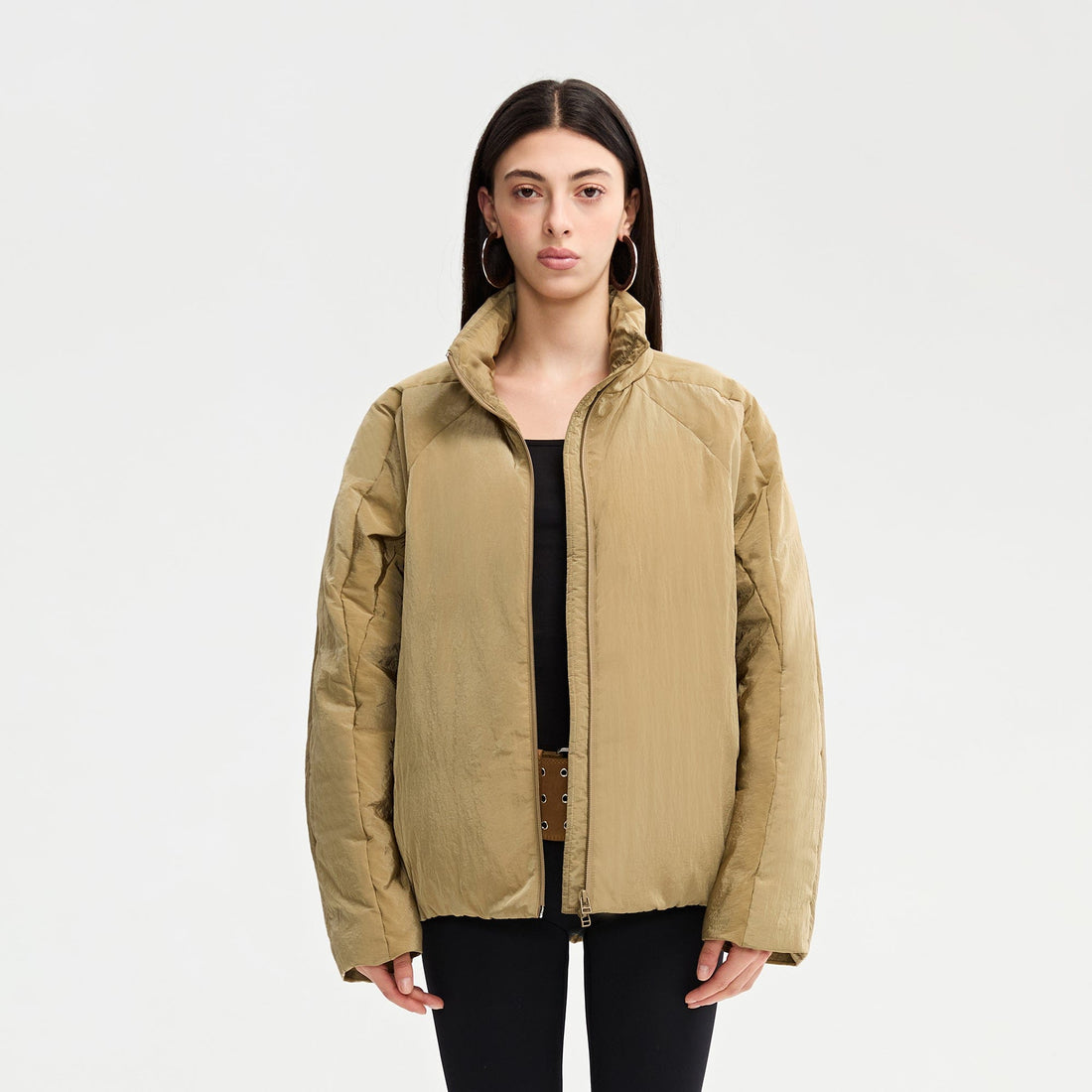 ORGANIC EMOTION Deconstructed Bat Silhouette Down Jacket-Jacket-S-Blue-Free Shipping Leatheretro