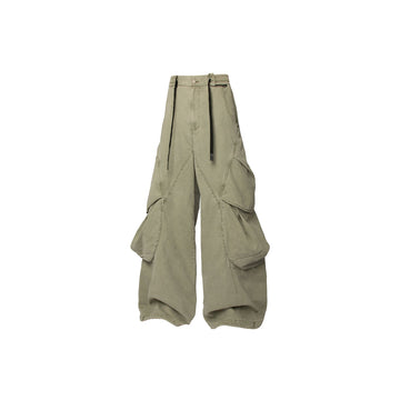 RELABEL Multi-Pocket Panel Drawstring Pants-Pants-XS-Free Shipping Leatheretro