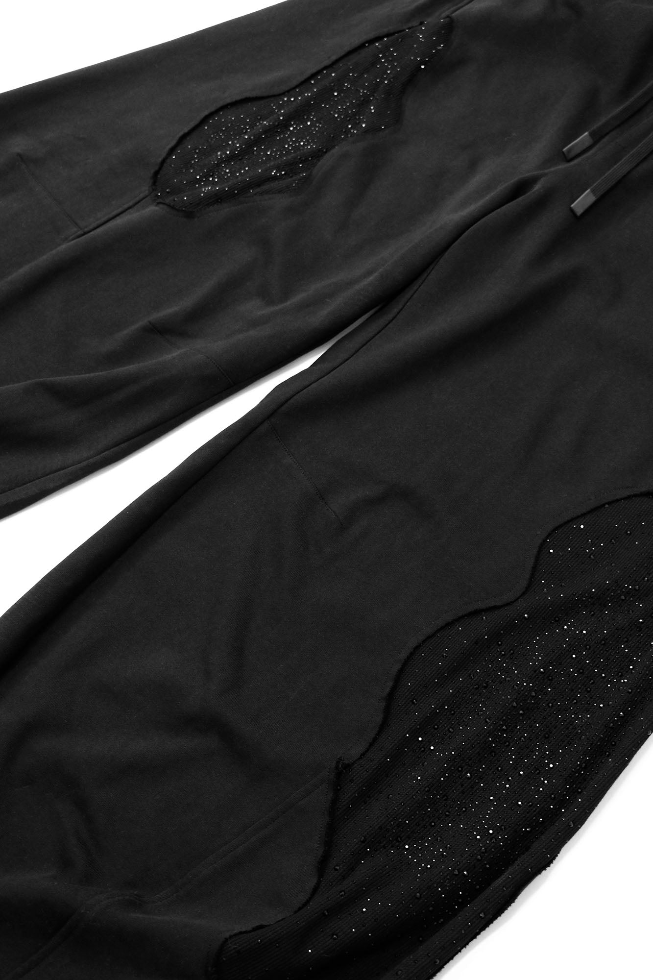 RELABEL Detachable Diamond Drape Oversized Sweatpants-Pants-XS (Preorder)-Free Shipping Leatheretro