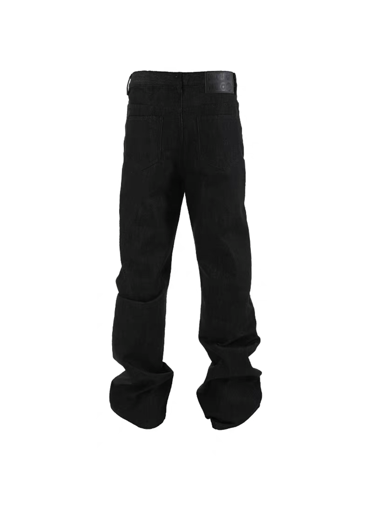 VINKID Double Pigeon Star Graphic Jeans-Jeans-S / 31"-Free Shipping Leatheretro